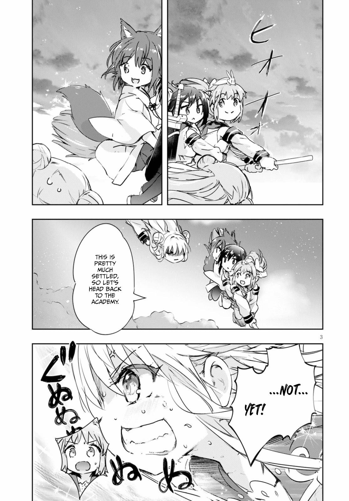 Kenshi o Mezashite Nyūgaku Shitanoni Mahō Tekisei 9999 Nandesukedo!? Chapter 38 page 3 - Chapter 38: An Unexpected Homecoming