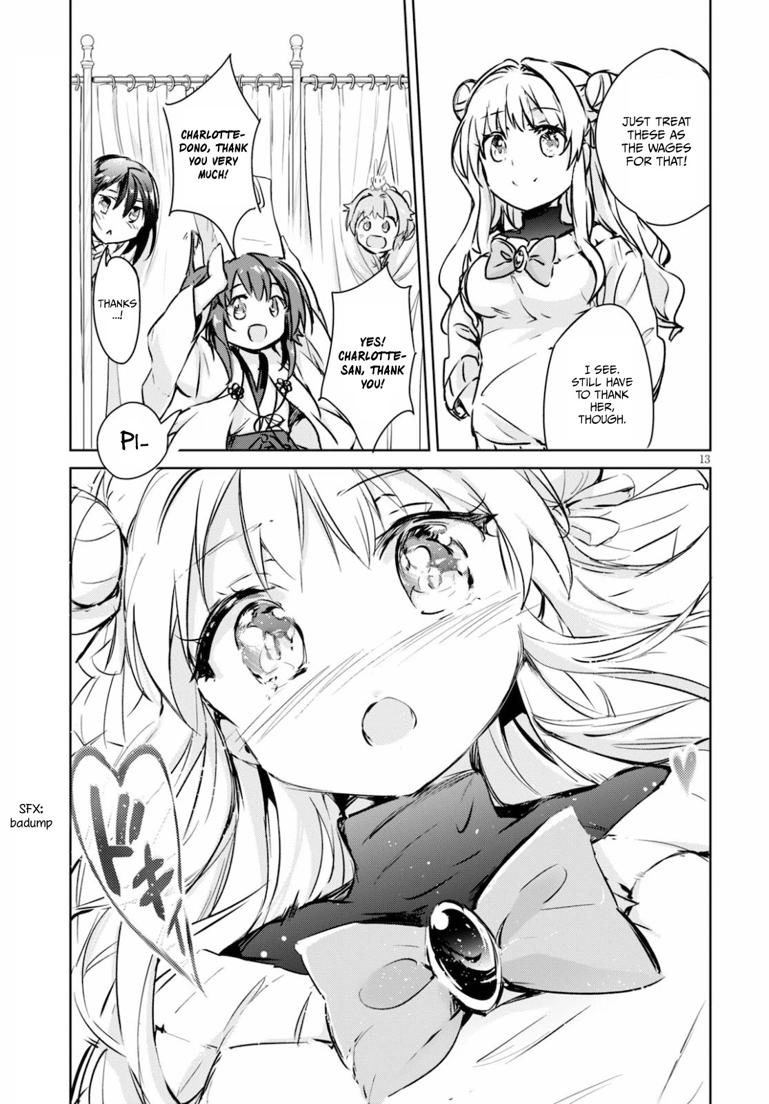 Kenshi o Mezashite Nyūgaku Shitanoni Mahō Tekisei 9999 Nandesukedo!? Chapter 39 page 13 - Chapter 39: Exciting shopping trip!