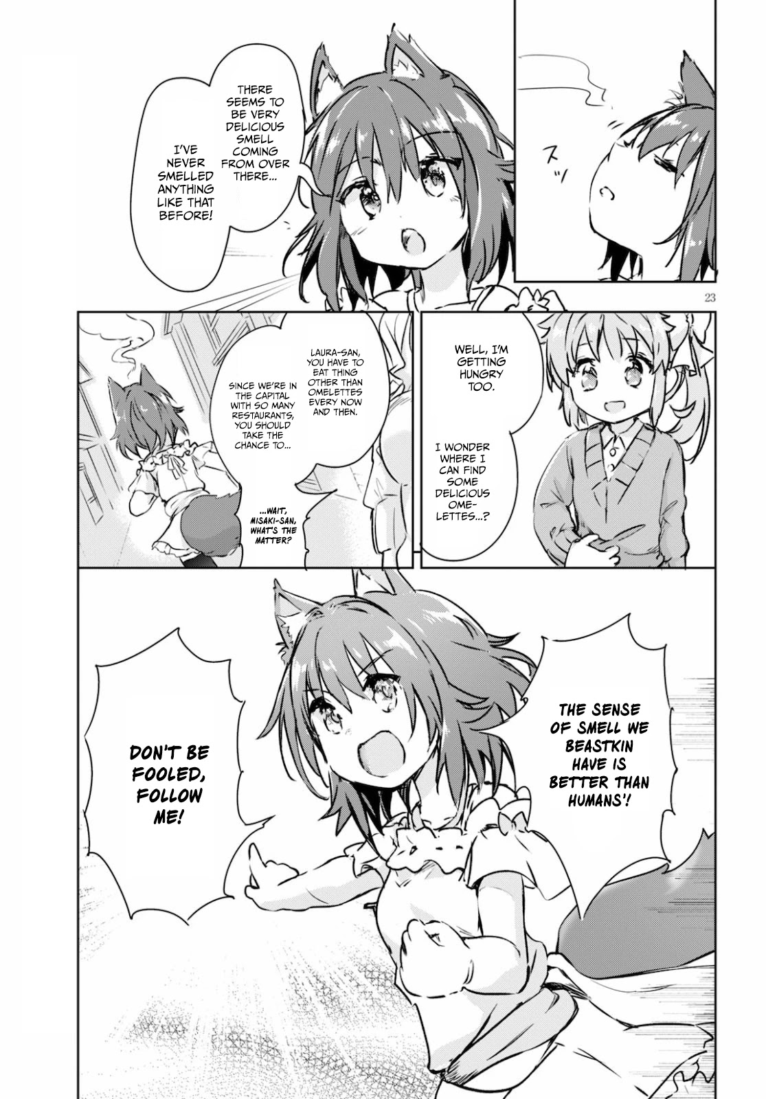 Kenshi o Mezashite Nyūgaku Shitanoni Mahō Tekisei 9999 Nandesukedo!? Chapter 39 page 23 - Chapter 39: Exciting shopping trip!