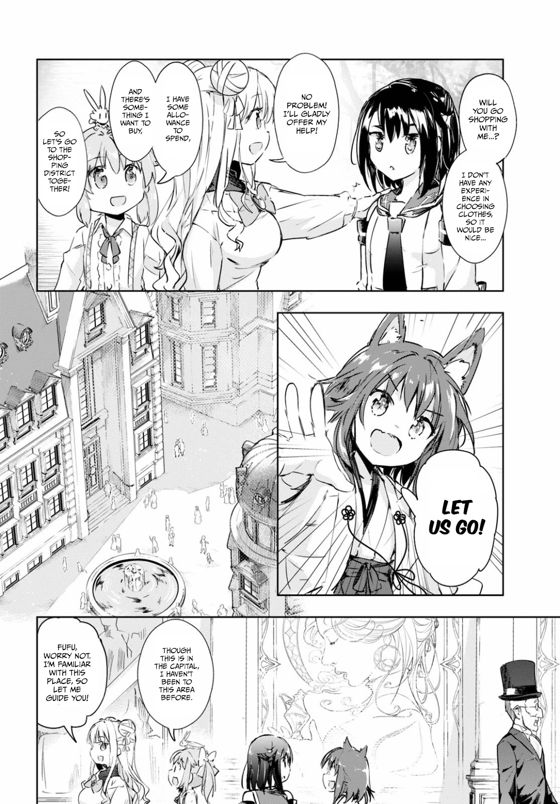 Kenshi o Mezashite Nyūgaku Shitanoni Mahō Tekisei 9999 Nandesukedo!? Chapter 39 page 4 - Chapter 39: Exciting shopping trip!