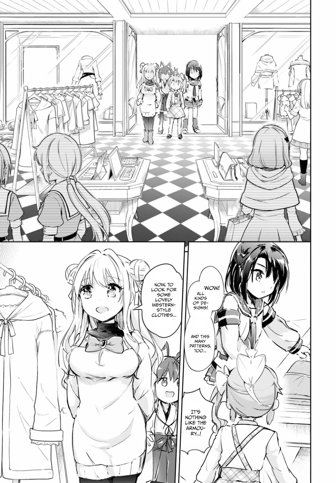 Kenshi o Mezashite Nyūgaku Shitanoni Mahō Tekisei 9999 Nandesukedo!? Chapter 39 page 5 - Chapter 39: Exciting shopping trip!