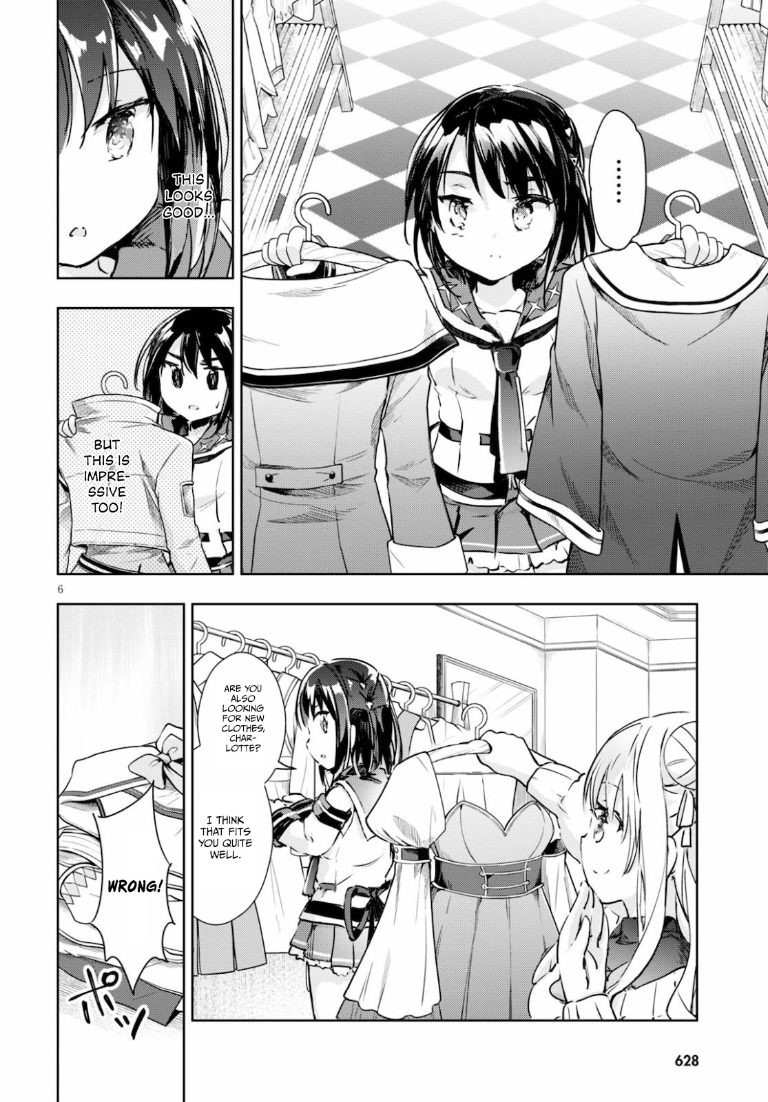 Kenshi o Mezashite Nyūgaku Shitanoni Mahō Tekisei 9999 Nandesukedo!? Chapter 39 page 6 - Chapter 39: Exciting shopping trip!