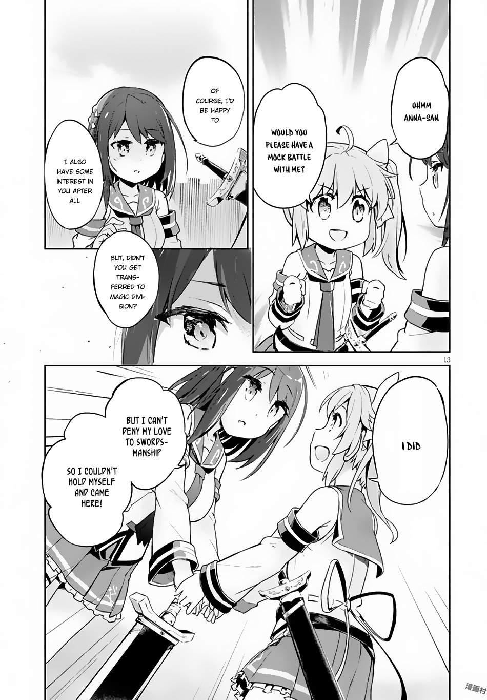 Kenshi o Mezashite Nyūgaku Shitanoni Mahō Tekisei 9999 Nandesukedo!? Chapter 4 page 14 - Chapter 4: I Want to Train my Swordsmanship!