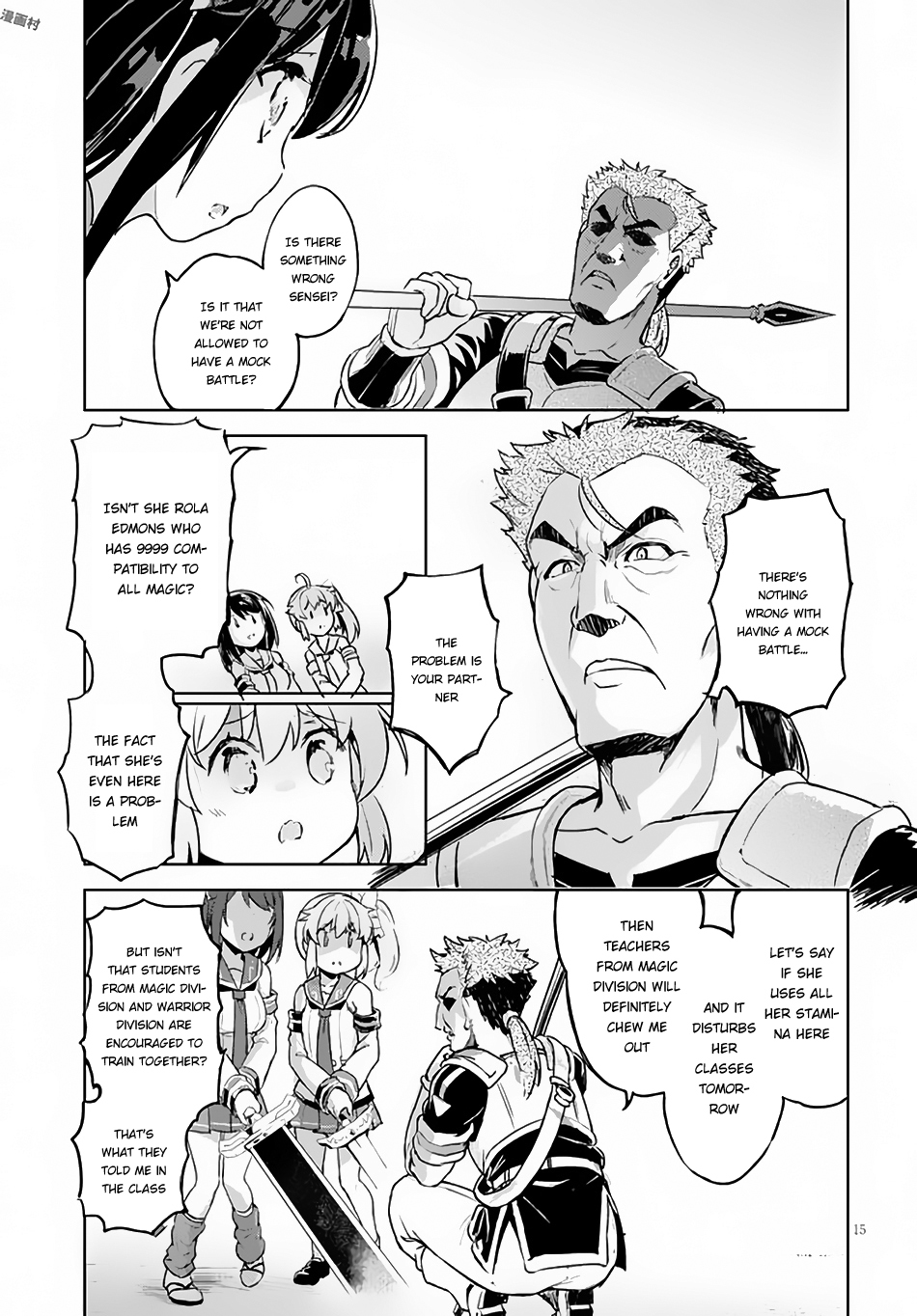 Kenshi o Mezashite Nyūgaku Shitanoni Mahō Tekisei 9999 Nandesukedo!? Chapter 4 page 16 - Chapter 4: I Want to Train my Swordsmanship!