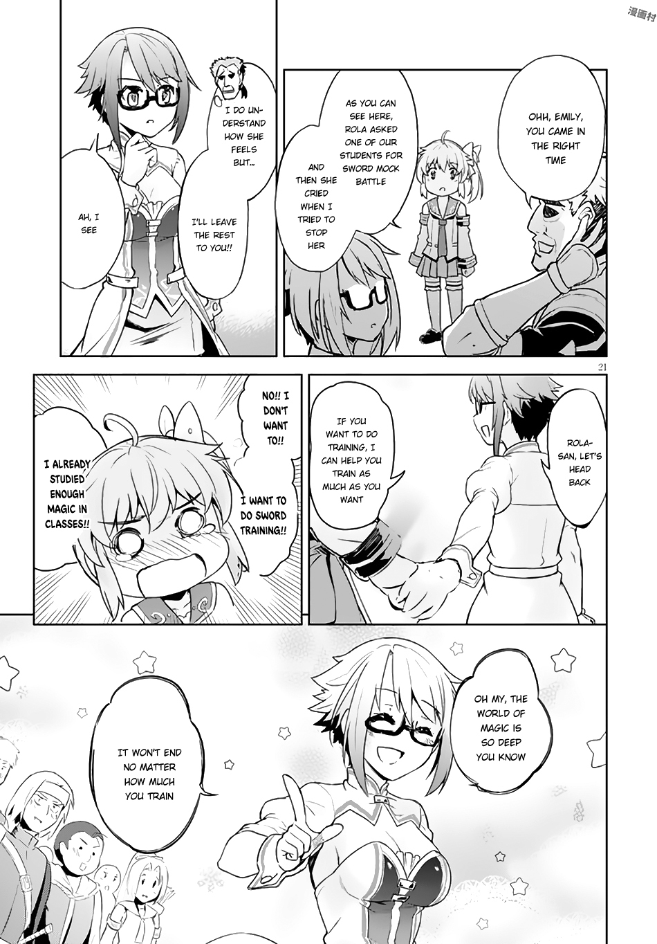Kenshi o Mezashite Nyūgaku Shitanoni Mahō Tekisei 9999 Nandesukedo!? Chapter 4 page 22 - Chapter 4: I Want to Train my Swordsmanship!