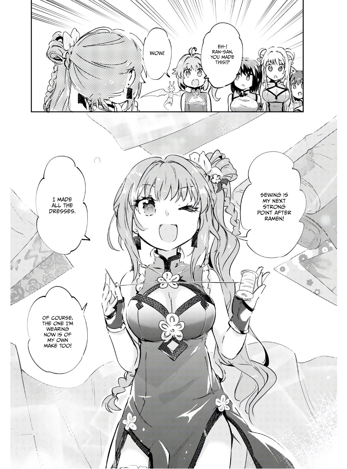 Kenshi o Mezashite Nyūgaku Shitanoni Mahō Tekisei 9999 Nandesukedo!? Chapter 40.5 page 8 - Chapter 40.5: Transform! Outfit change!
