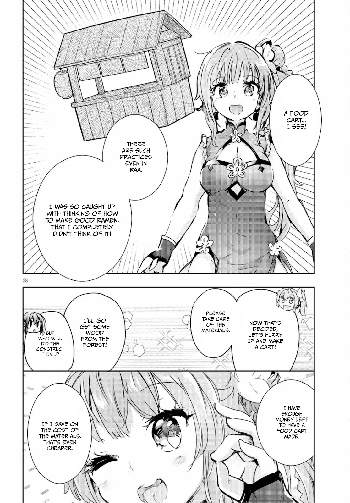 Kenshi o Mezashite Nyūgaku Shitanoni Mahō Tekisei 9999 Nandesukedo!? Chapter 40 page 28 - Chapter 40: Rare ingredients!? Unheard-of deliciousness!