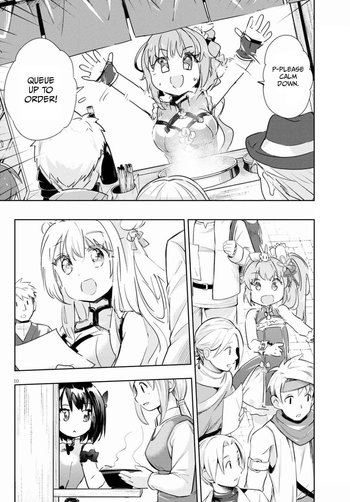 Kenshi o Mezashite Nyūgaku Shitanoni Mahō Tekisei 9999 Nandesukedo!? Chapter 41 page 11 - Chapter 41: Setting up shop in front of the guild