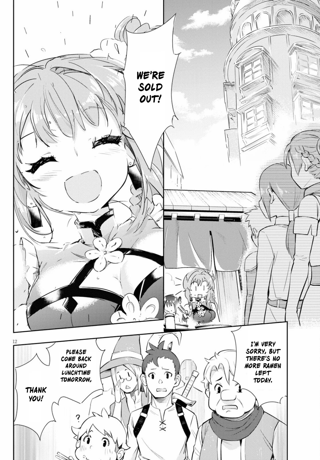 Kenshi o Mezashite Nyūgaku Shitanoni Mahō Tekisei 9999 Nandesukedo!? Chapter 41 page 13 - Chapter 41: Setting up shop in front of the guild