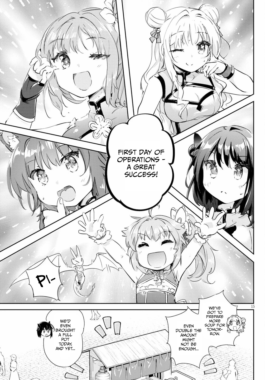 Kenshi o Mezashite Nyūgaku Shitanoni Mahō Tekisei 9999 Nandesukedo!? Chapter 41 page 16 - Chapter 41: Setting up shop in front of the guild