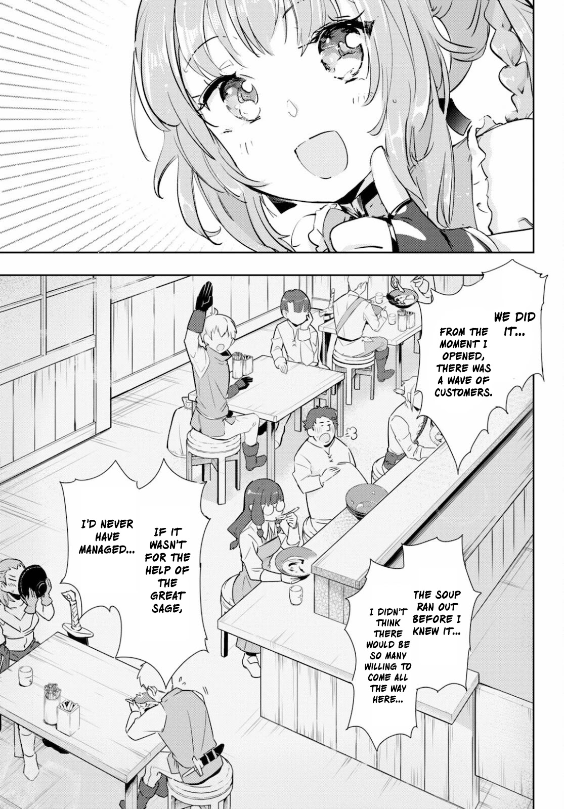 Kenshi o Mezashite Nyūgaku Shitanoni Mahō Tekisei 9999 Nandesukedo!? Chapter 41 page 31 - Chapter 41: Setting up shop in front of the guild