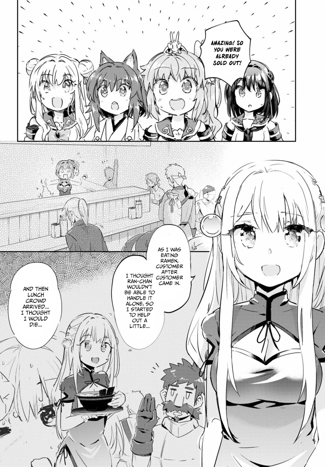 Kenshi o Mezashite Nyūgaku Shitanoni Mahō Tekisei 9999 Nandesukedo!? Chapter 41 page 32 - Chapter 41: Setting up shop in front of the guild