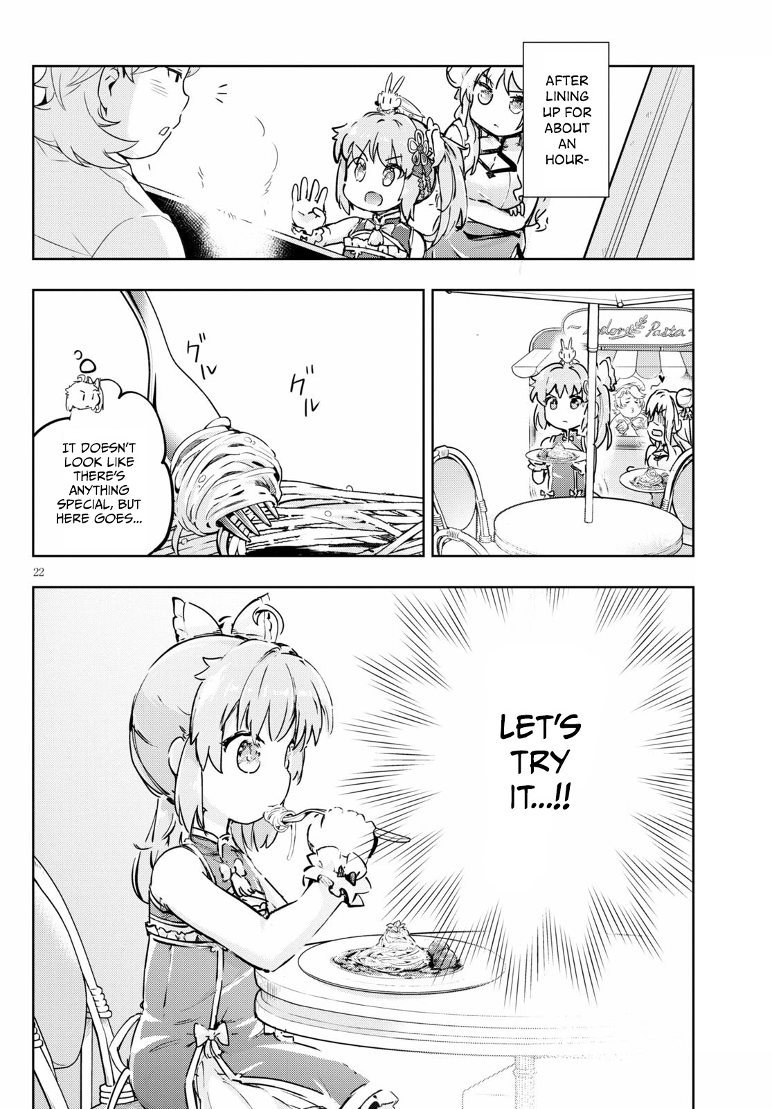 Kenshi o Mezashite Nyūgaku Shitanoni Mahō Tekisei 9999 Nandesukedo!? Chapter 42 page 22 - Chapter 42: A Strong Opponent!? A Rival Shop Appears!