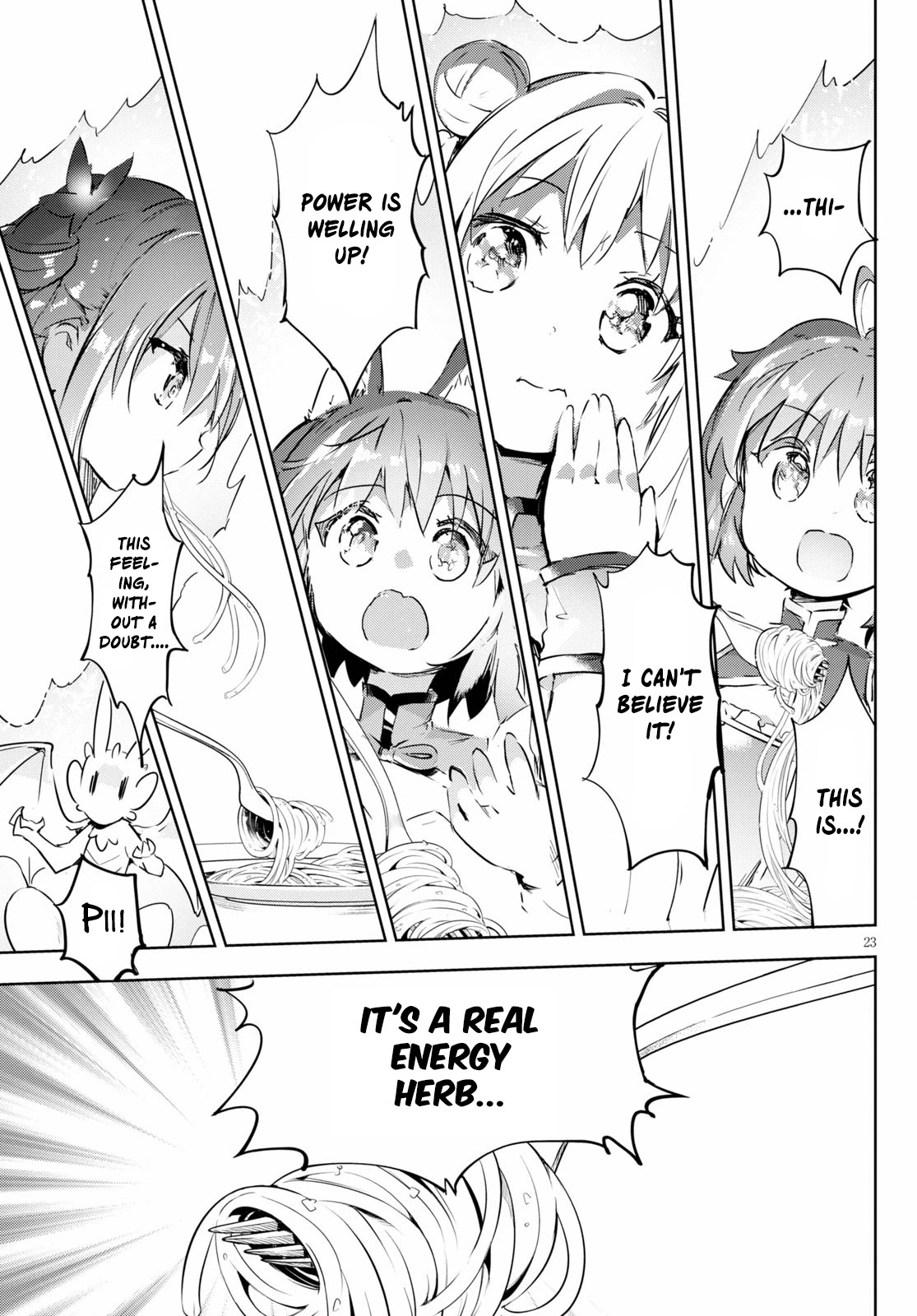 Kenshi o Mezashite Nyūgaku Shitanoni Mahō Tekisei 9999 Nandesukedo!? Chapter 42 page 23 - Chapter 42: A Strong Opponent!? A Rival Shop Appears!