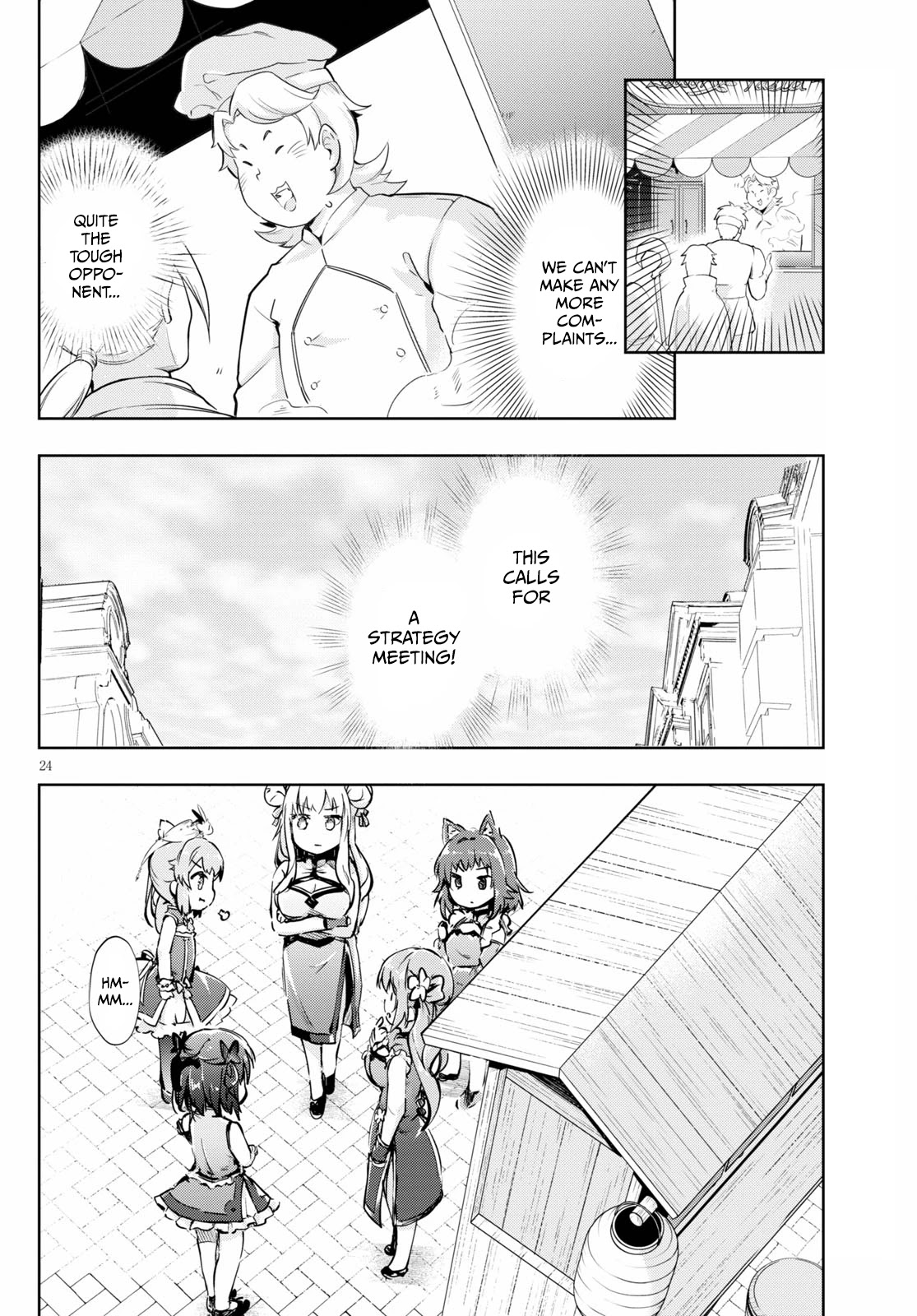 Kenshi o Mezashite Nyūgaku Shitanoni Mahō Tekisei 9999 Nandesukedo!? Chapter 42 page 24 - Chapter 42: A Strong Opponent!? A Rival Shop Appears!
