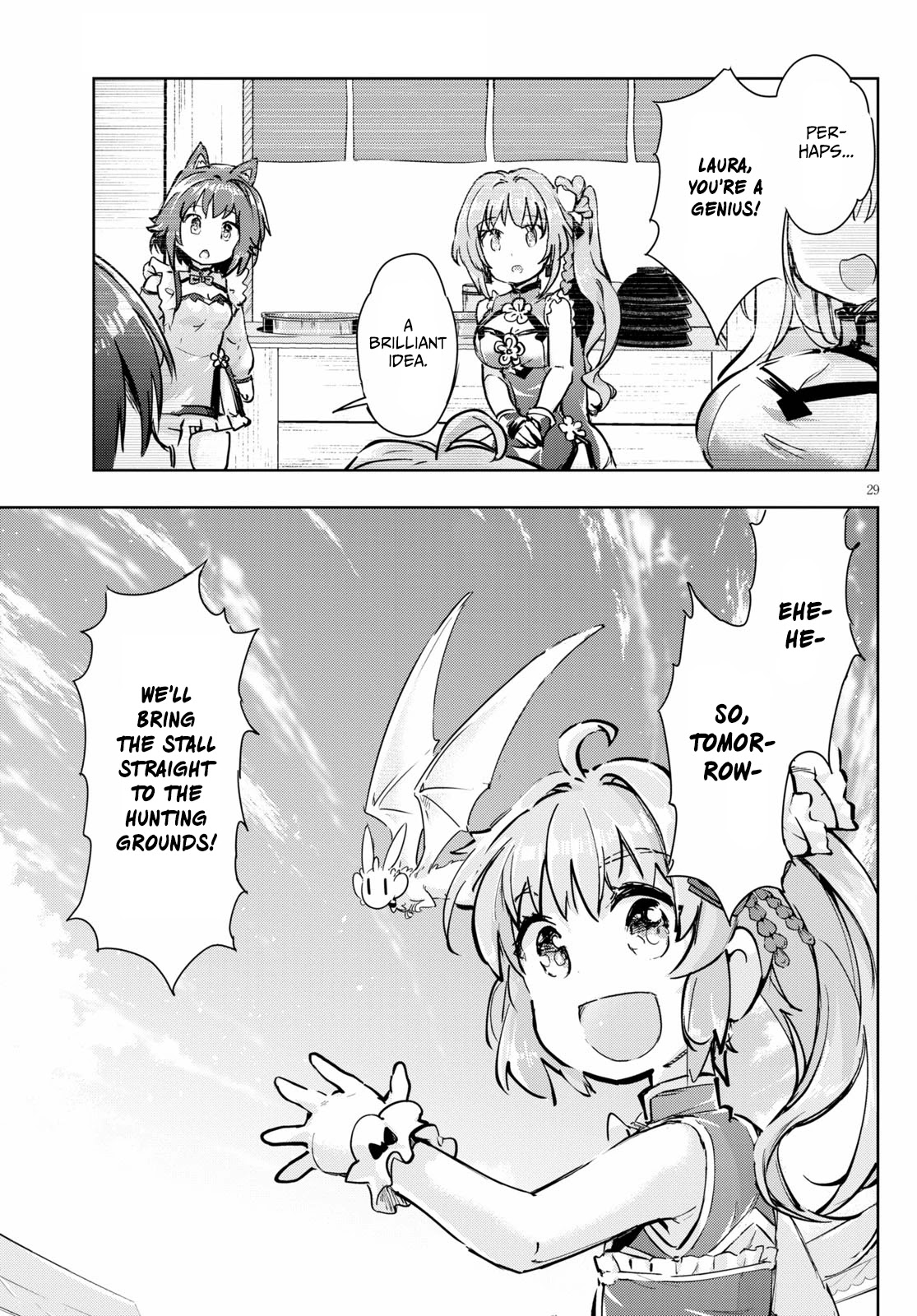 Kenshi o Mezashite Nyūgaku Shitanoni Mahō Tekisei 9999 Nandesukedo!? Chapter 42 page 29 - Chapter 42: A Strong Opponent!? A Rival Shop Appears!