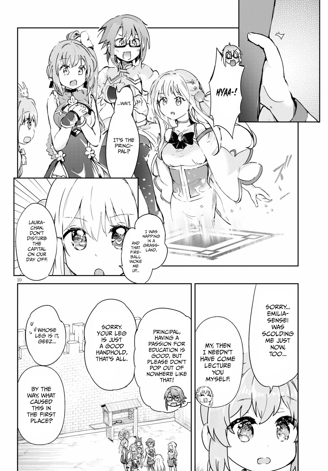 Kenshi o Mezashite Nyūgaku Shitanoni Mahō Tekisei 9999 Nandesukedo!? Chapter 43 page 10 - Chapter 43: Charge! Mobile Ramen Selling Operation!