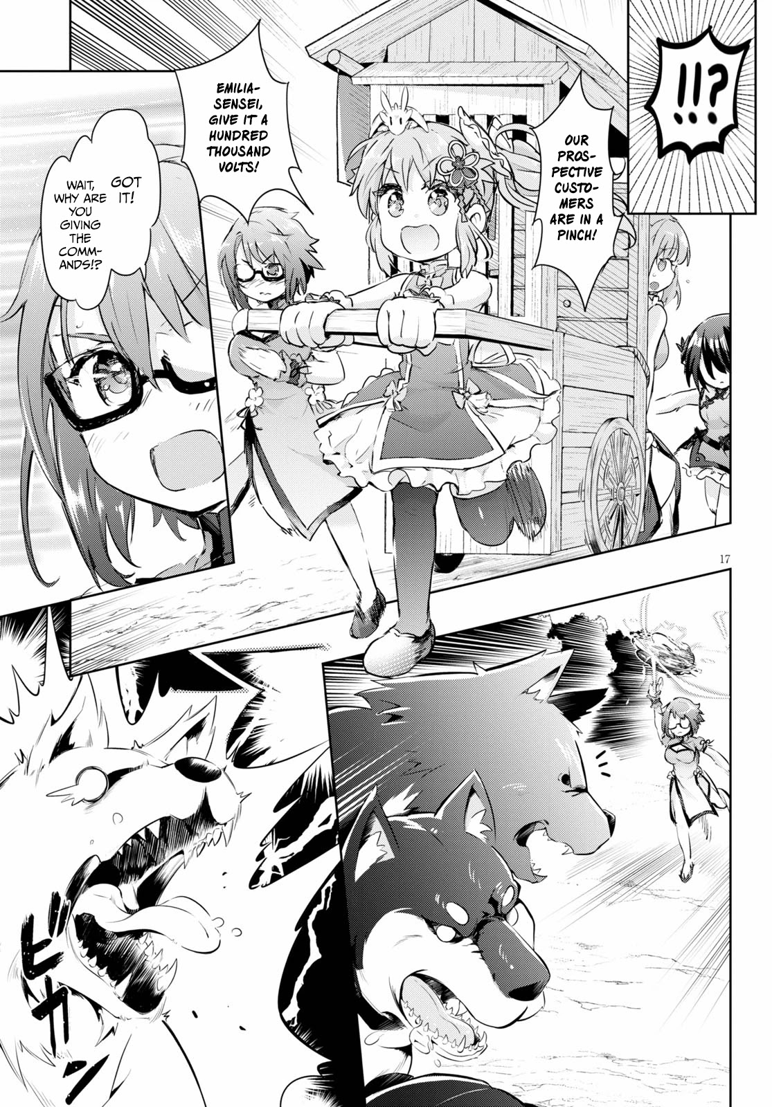 Kenshi o Mezashite Nyūgaku Shitanoni Mahō Tekisei 9999 Nandesukedo!? Chapter 43 page 17 - Chapter 43: Charge! Mobile Ramen Selling Operation!