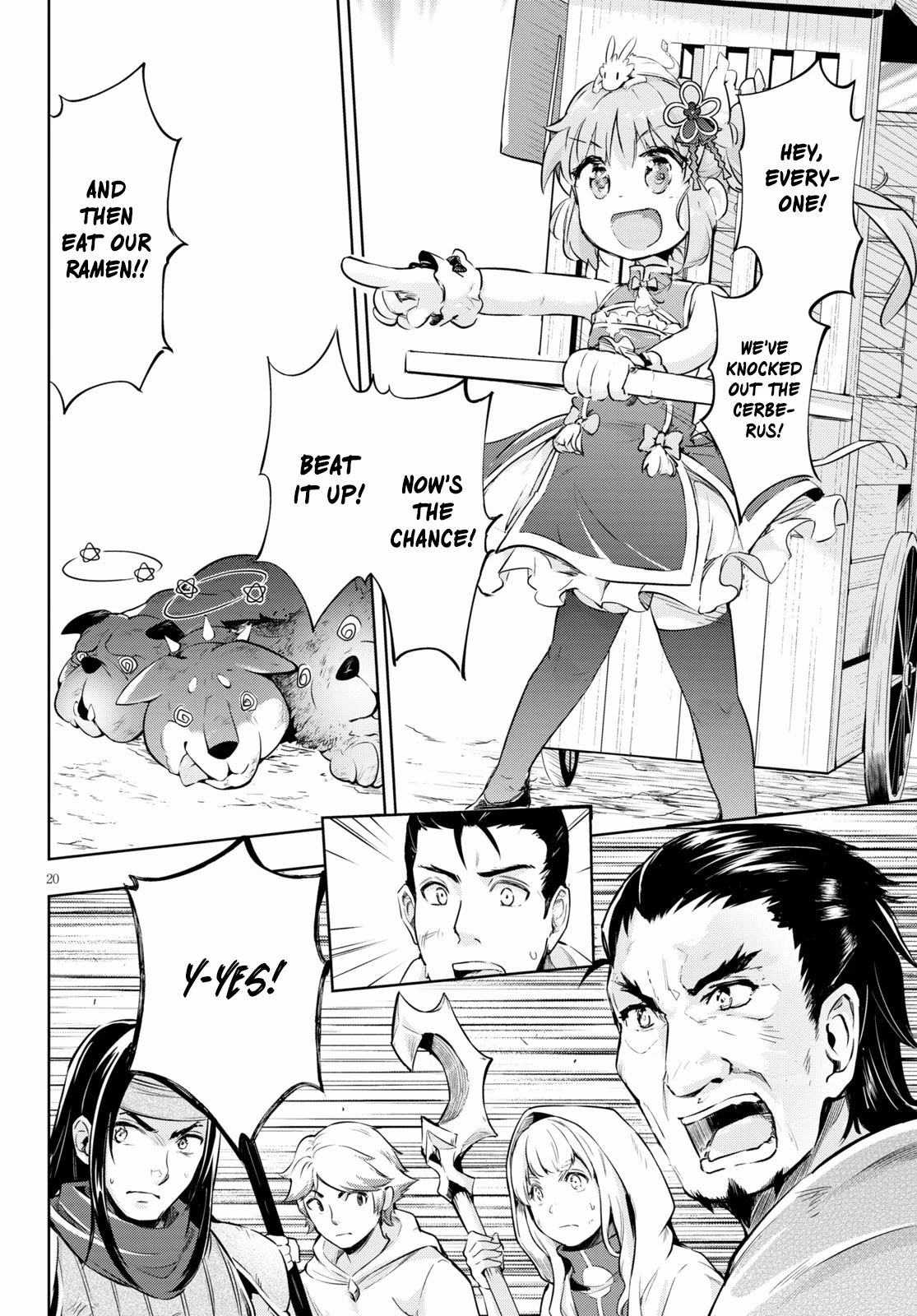 Kenshi o Mezashite Nyūgaku Shitanoni Mahō Tekisei 9999 Nandesukedo!? Chapter 43 page 20 - Chapter 43: Charge! Mobile Ramen Selling Operation!