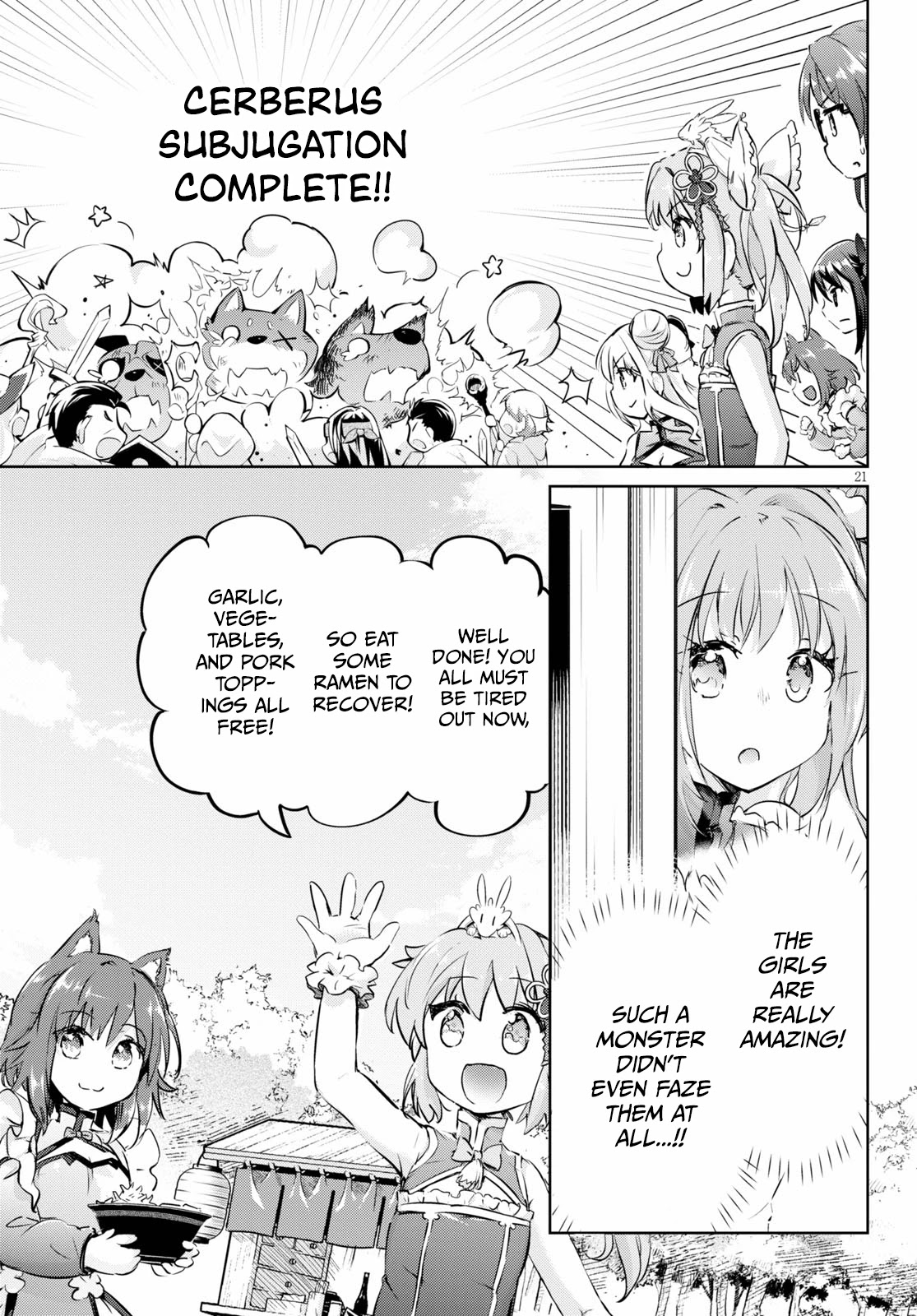 Kenshi o Mezashite Nyūgaku Shitanoni Mahō Tekisei 9999 Nandesukedo!? Chapter 43 page 21 - Chapter 43: Charge! Mobile Ramen Selling Operation!