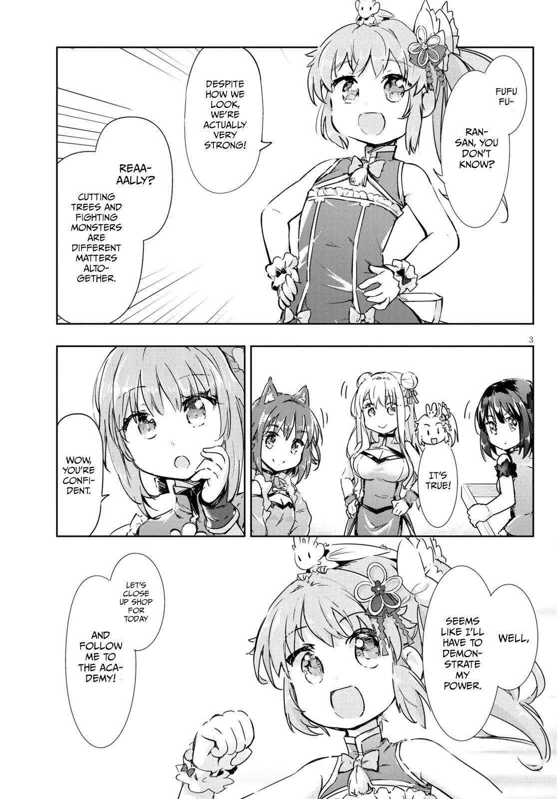 Kenshi o Mezashite Nyūgaku Shitanoni Mahō Tekisei 9999 Nandesukedo!? Chapter 43 page 3 - Chapter 43: Charge! Mobile Ramen Selling Operation!