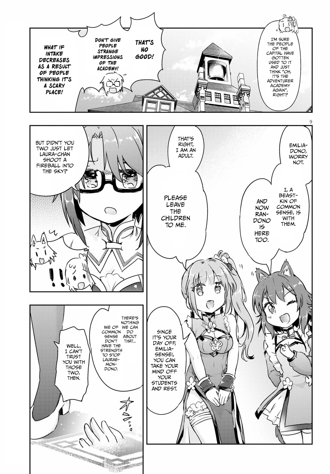 Kenshi o Mezashite Nyūgaku Shitanoni Mahō Tekisei 9999 Nandesukedo!? Chapter 43 page 9 - Chapter 43: Charge! Mobile Ramen Selling Operation!