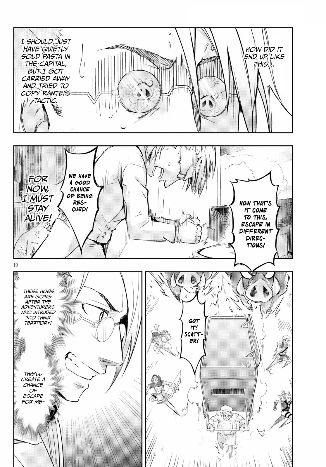 Kenshi o Mezashite Nyūgaku Shitanoni Mahō Tekisei 9999 Nandesukedo!? Chapter 44 page 10 - Chapter 44: Ramen under the clear blue sky!