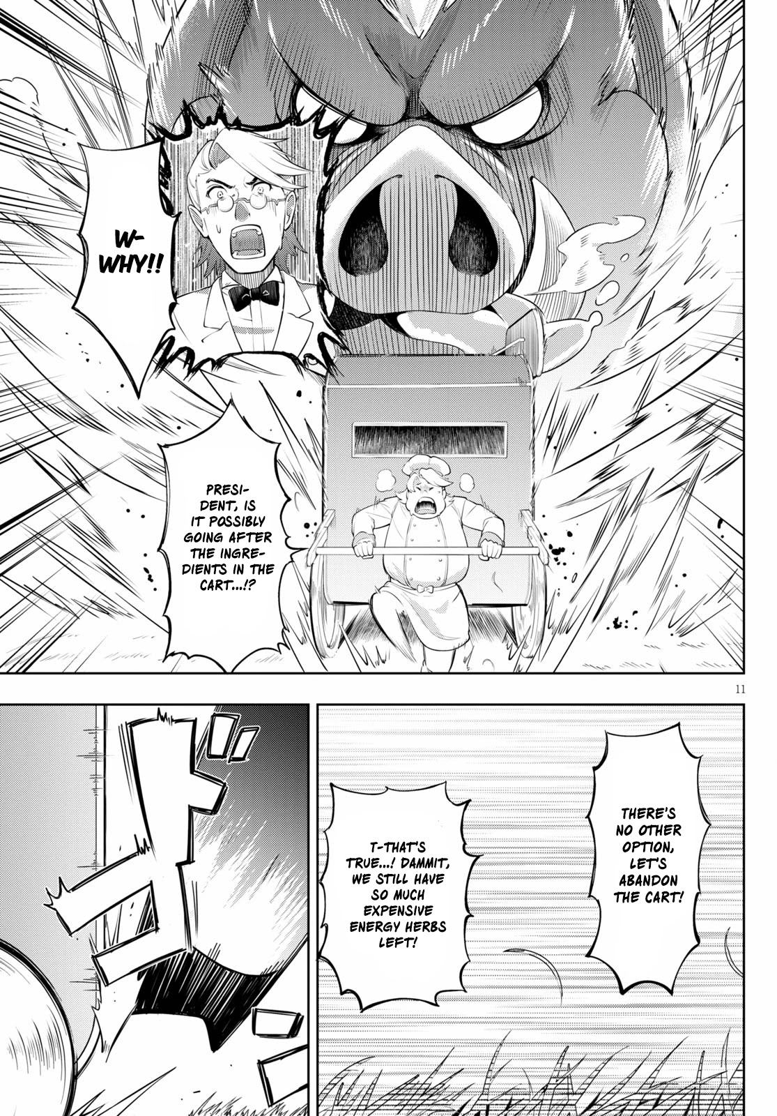 Kenshi o Mezashite Nyūgaku Shitanoni Mahō Tekisei 9999 Nandesukedo!? Chapter 44 page 11 - Chapter 44: Ramen under the clear blue sky!