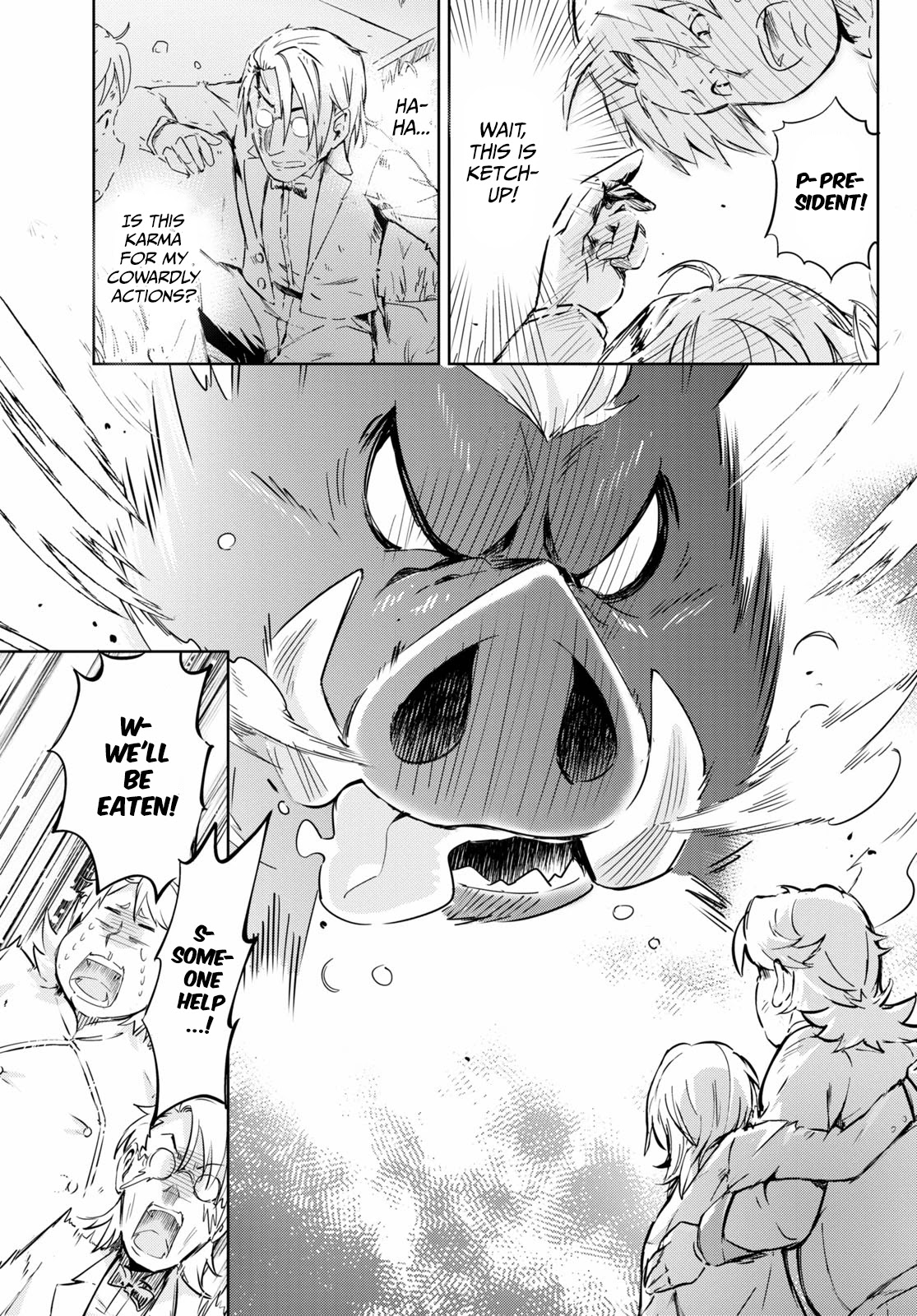 Kenshi o Mezashite Nyūgaku Shitanoni Mahō Tekisei 9999 Nandesukedo!? Chapter 44 page 13 - Chapter 44: Ramen under the clear blue sky!