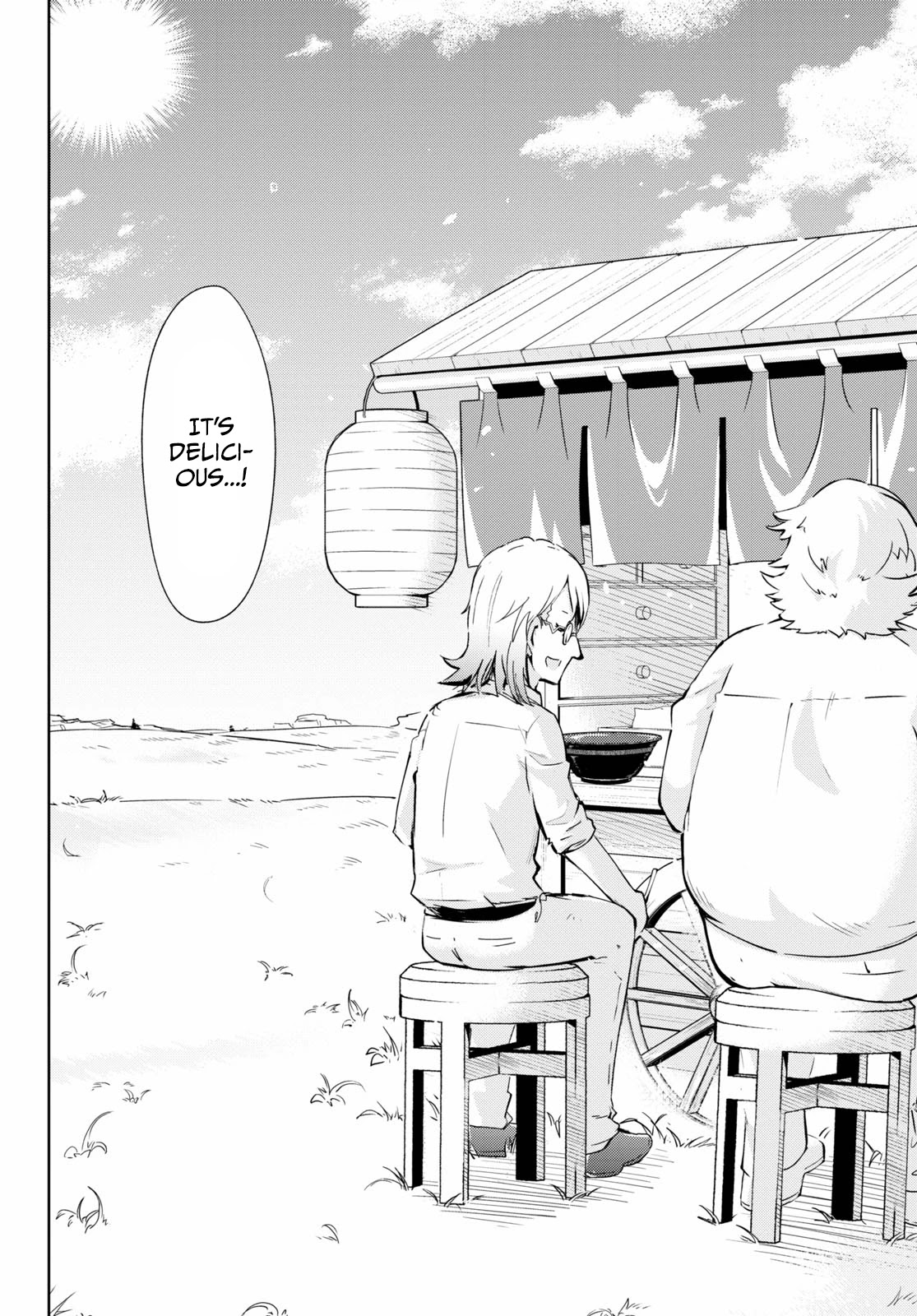 Kenshi o Mezashite Nyūgaku Shitanoni Mahō Tekisei 9999 Nandesukedo!? Chapter 44 page 26 - Chapter 44: Ramen under the clear blue sky!
