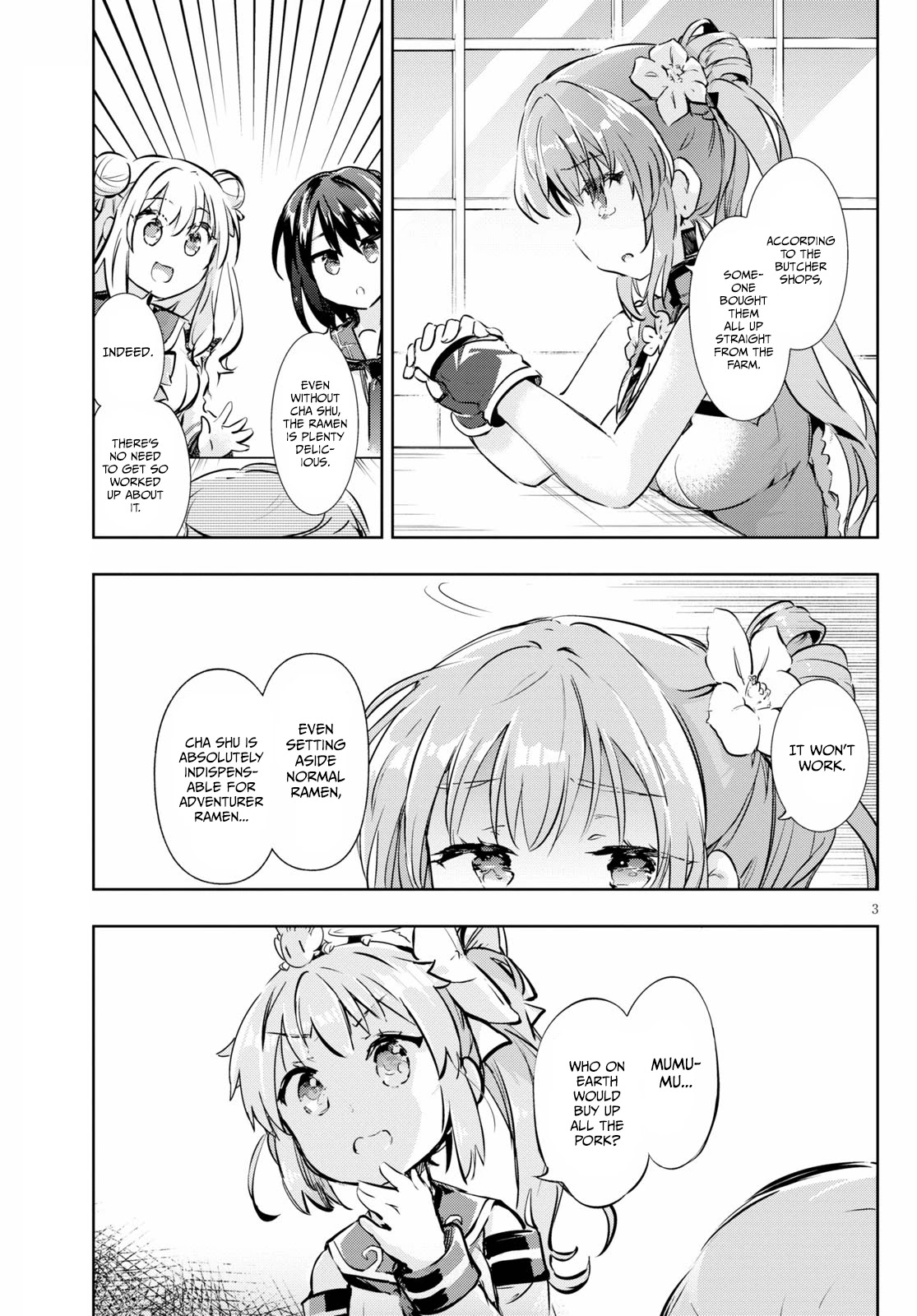 Kenshi o Mezashite Nyūgaku Shitanoni Mahō Tekisei 9999 Nandesukedo!? Chapter 44 page 3 - Chapter 44: Ramen under the clear blue sky!