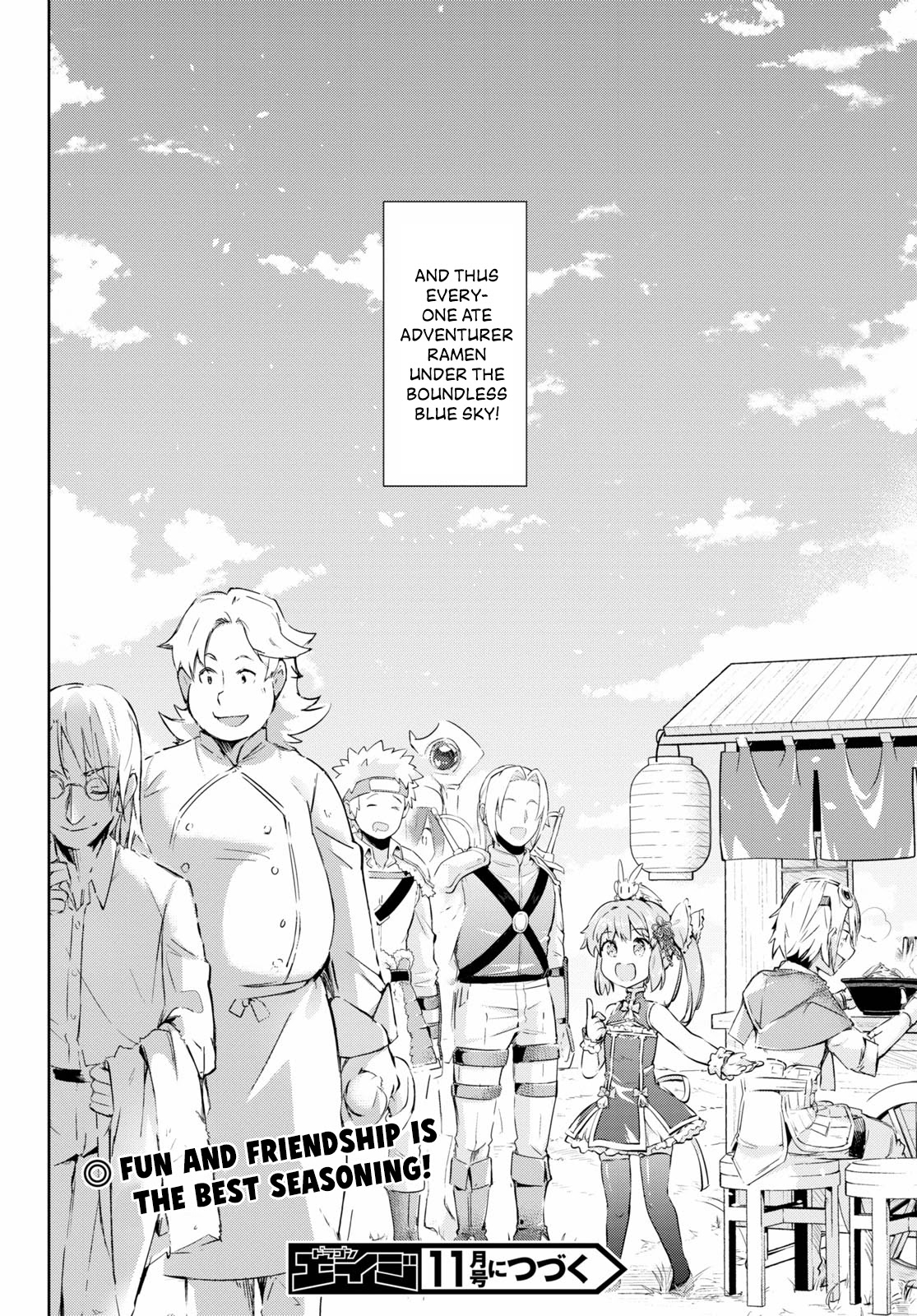 Kenshi o Mezashite Nyūgaku Shitanoni Mahō Tekisei 9999 Nandesukedo!? Chapter 44 page 30 - Chapter 44: Ramen under the clear blue sky!
