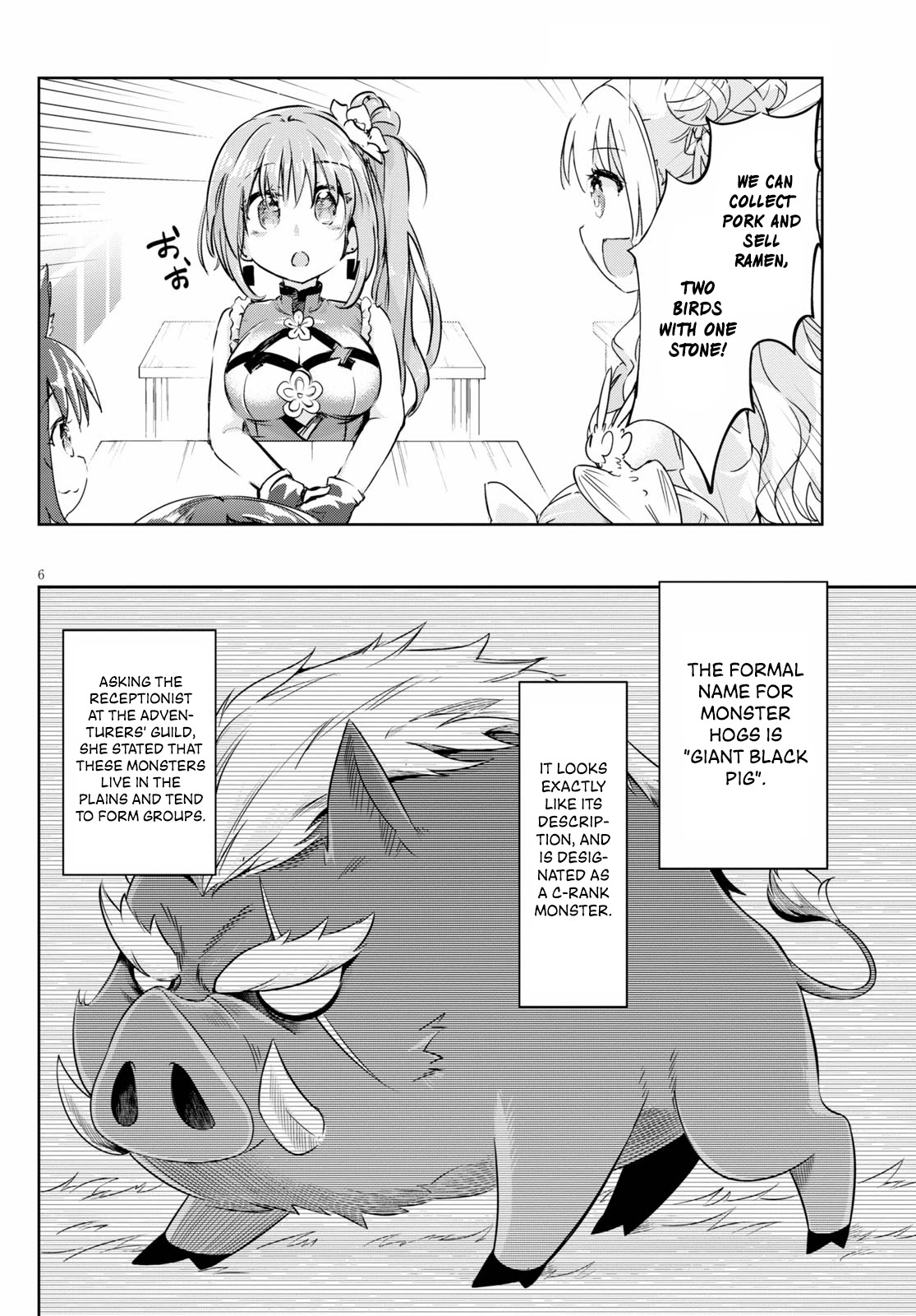 Kenshi o Mezashite Nyūgaku Shitanoni Mahō Tekisei 9999 Nandesukedo!? Chapter 44 page 6 - Chapter 44: Ramen under the clear blue sky!