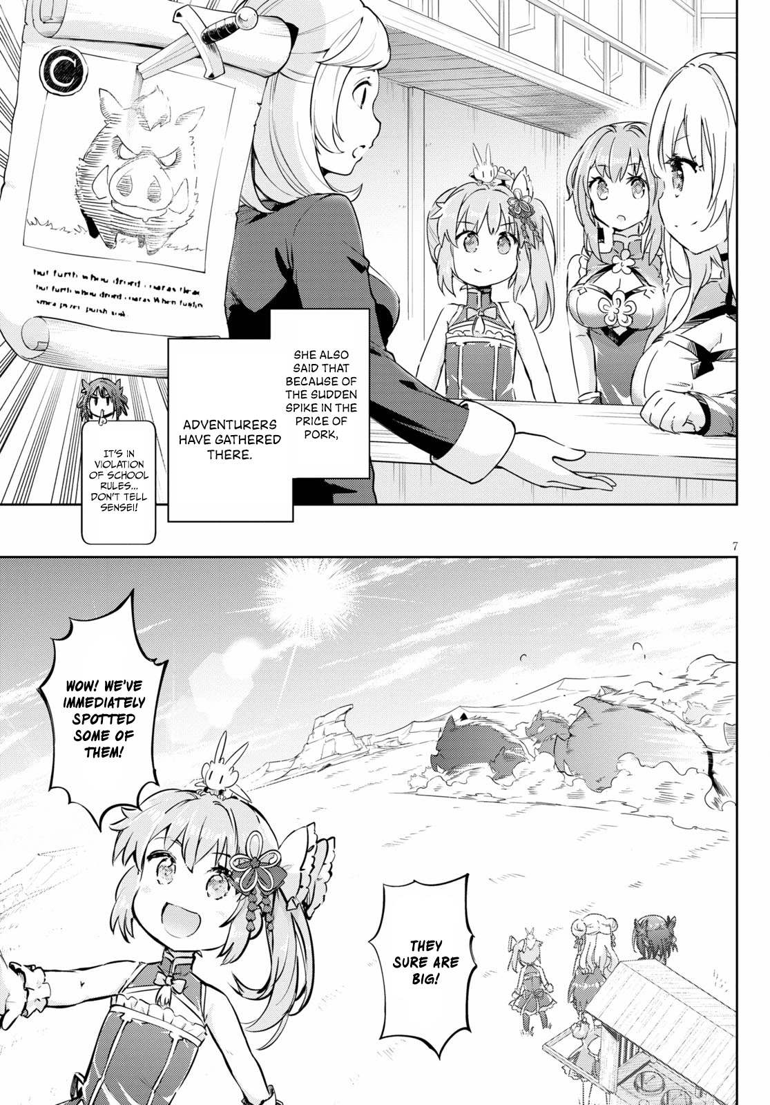 Kenshi o Mezashite Nyūgaku Shitanoni Mahō Tekisei 9999 Nandesukedo!? Chapter 44 page 7 - Chapter 44: Ramen under the clear blue sky!