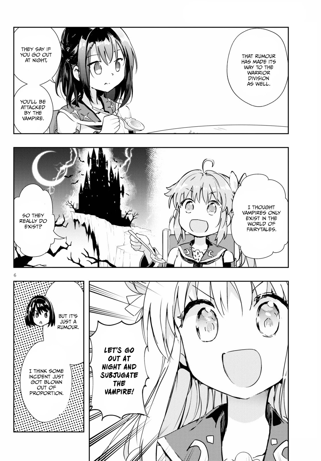 Kenshi o Mezashite Nyūgaku Shitanoni Mahō Tekisei 9999 Nandesukedo!? Chapter 45 page 5 - Chapter 45: Vampire in the capital - probably!