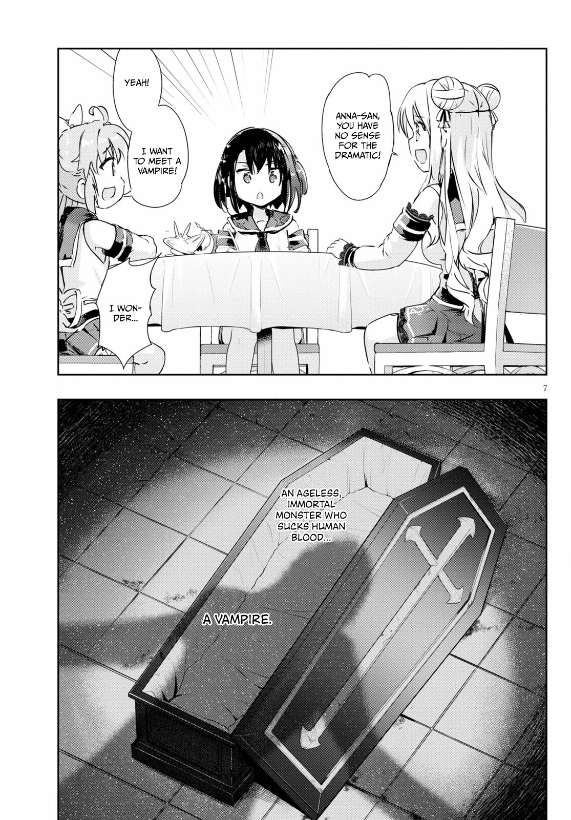 Kenshi o Mezashite Nyūgaku Shitanoni Mahō Tekisei 9999 Nandesukedo!? Chapter 45 page 6 - Chapter 45: Vampire in the capital - probably!
