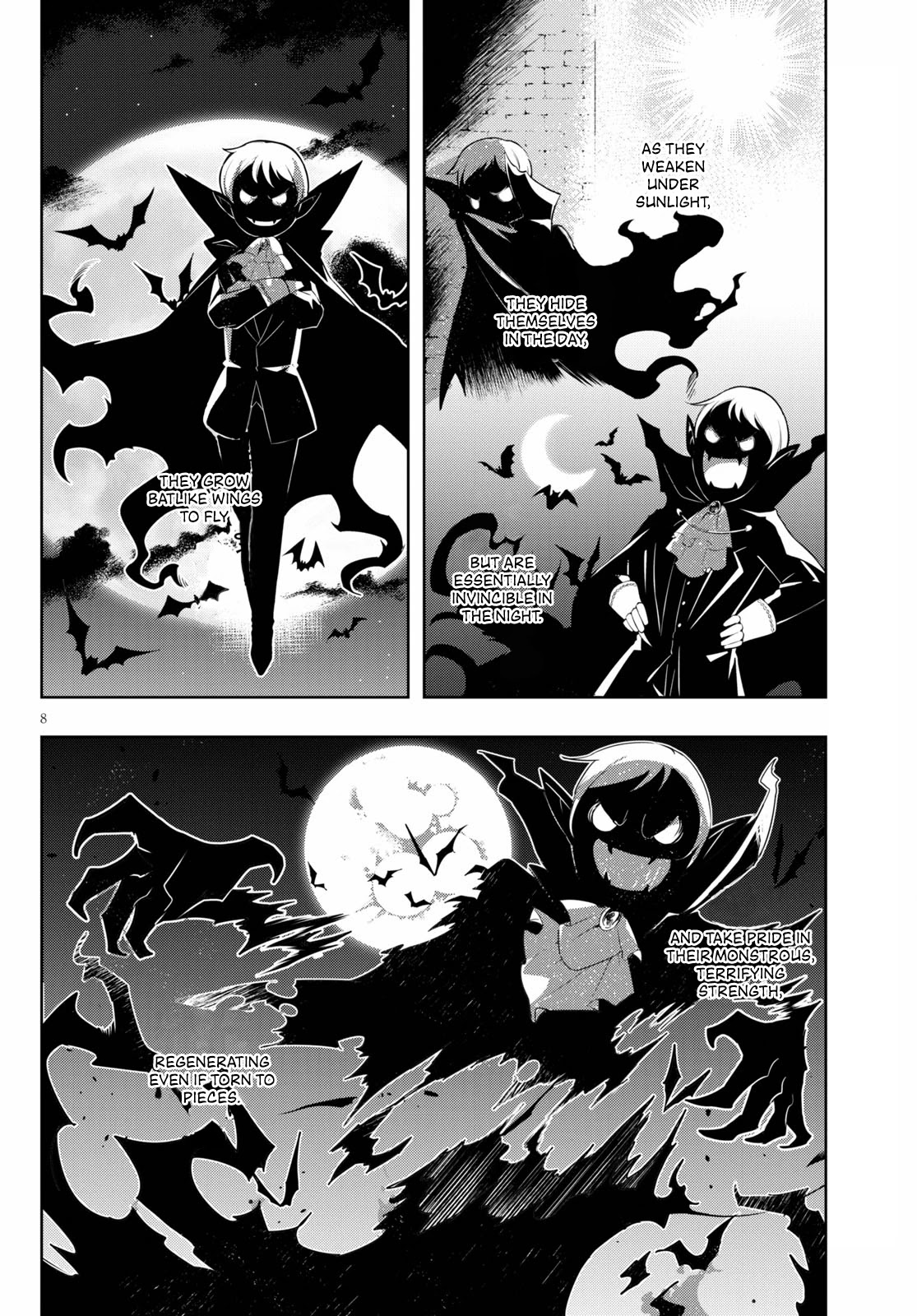 Kenshi o Mezashite Nyūgaku Shitanoni Mahō Tekisei 9999 Nandesukedo!? Chapter 45 page 7 - Chapter 45: Vampire in the capital - probably!