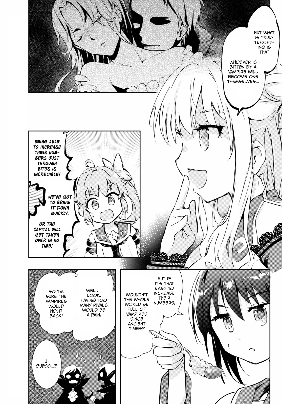 Kenshi o Mezashite Nyūgaku Shitanoni Mahō Tekisei 9999 Nandesukedo!? Chapter 45 page 8 - Chapter 45: Vampire in the capital - probably!