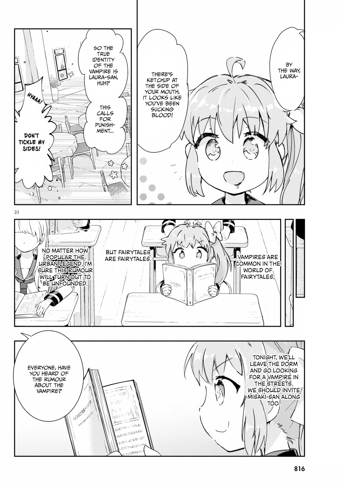 Kenshi o Mezashite Nyūgaku Shitanoni Mahō Tekisei 9999 Nandesukedo!? Chapter 45 page 9 - Chapter 45: Vampire in the capital - probably!