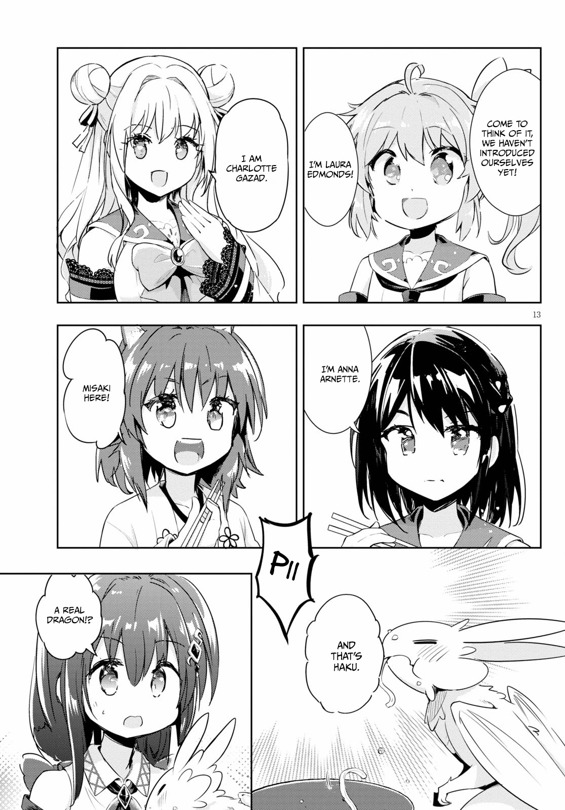 Kenshi o Mezashite Nyūgaku Shitanoni Mahō Tekisei 9999 Nandesukedo!? Chapter 46 page 13 - Chapter 46: A runaway, or...? The girl with blood-red eyes!