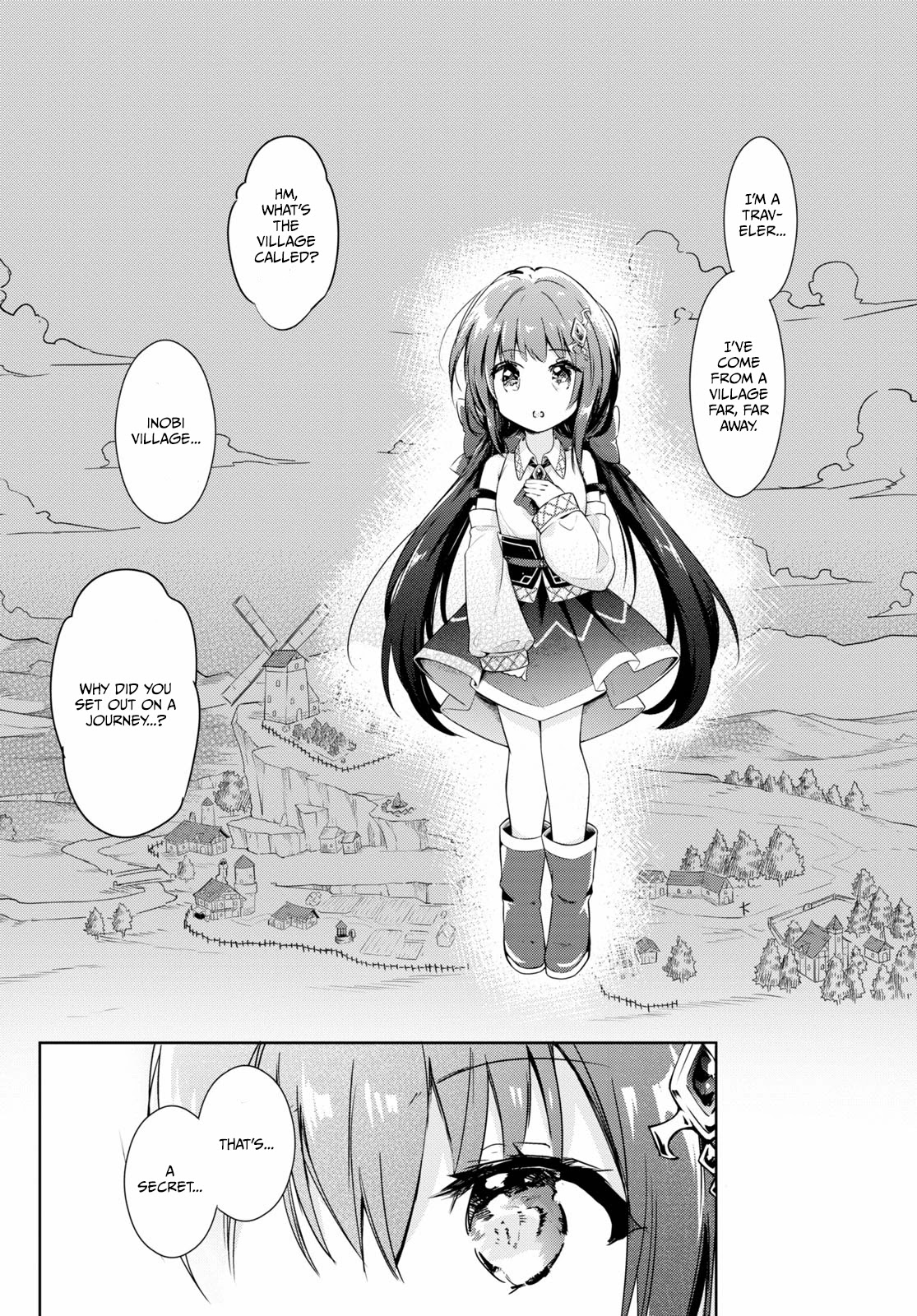 Kenshi o Mezashite Nyūgaku Shitanoni Mahō Tekisei 9999 Nandesukedo!? Chapter 46 page 22 - Chapter 46: A runaway, or...? The girl with blood-red eyes!