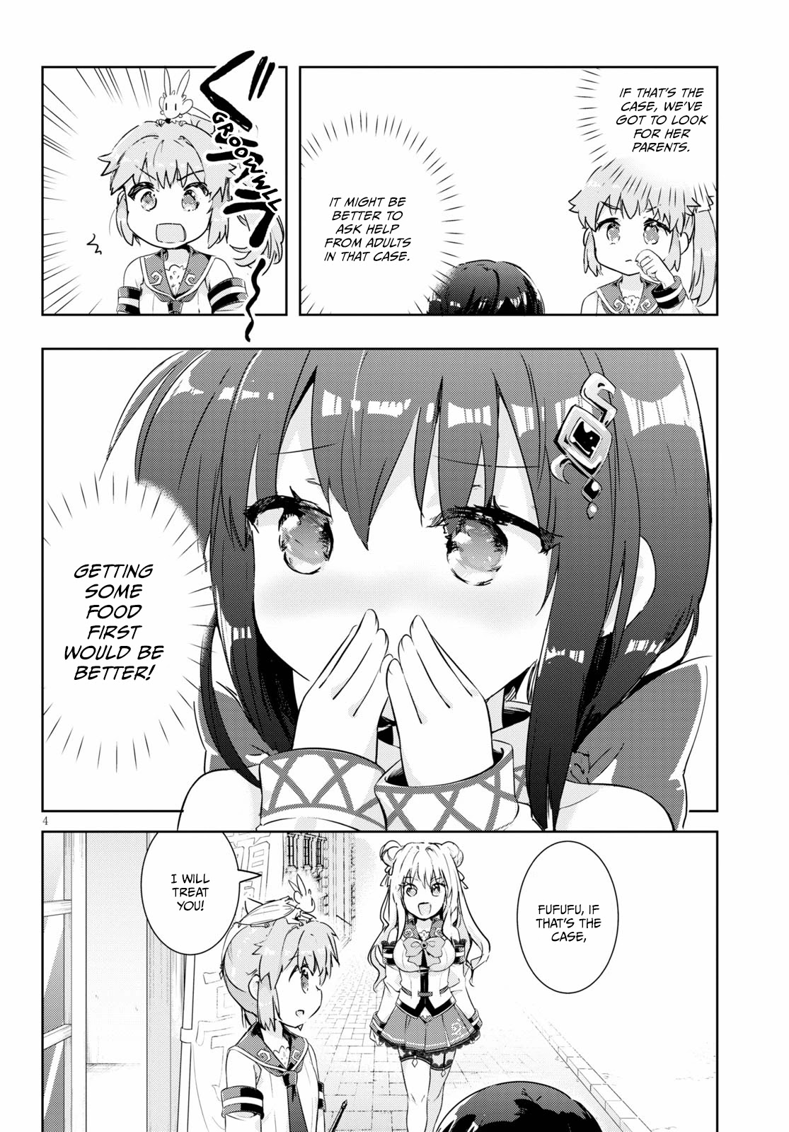 Kenshi o Mezashite Nyūgaku Shitanoni Mahō Tekisei 9999 Nandesukedo!? Chapter 46 page 4 - Chapter 46: A runaway, or...? The girl with blood-red eyes!