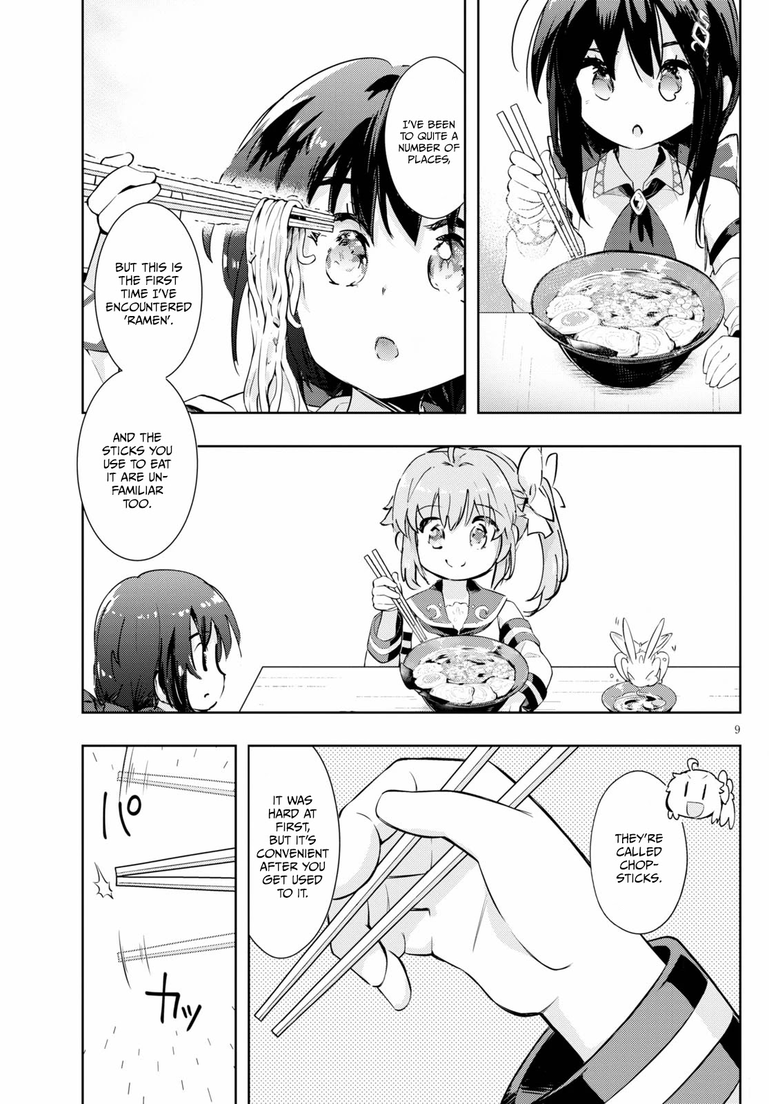 Kenshi o Mezashite Nyūgaku Shitanoni Mahō Tekisei 9999 Nandesukedo!? Chapter 46 page 9 - Chapter 46: A runaway, or...? The girl with blood-red eyes!