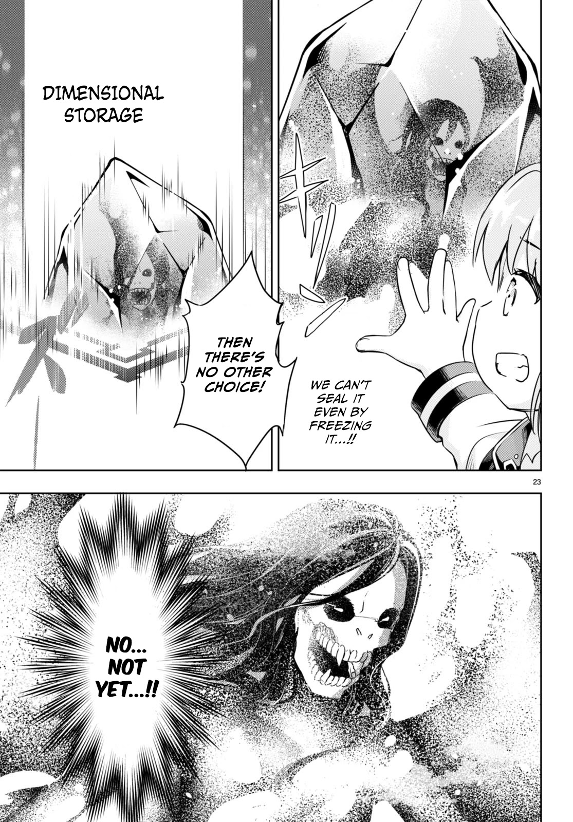 Kenshi o Mezashite Nyūgaku Shitanoni Mahō Tekisei 9999 Nandesukedo!? Chapter 48 page 22 - Chapter 48: Unexpectedly powerful enemy!?