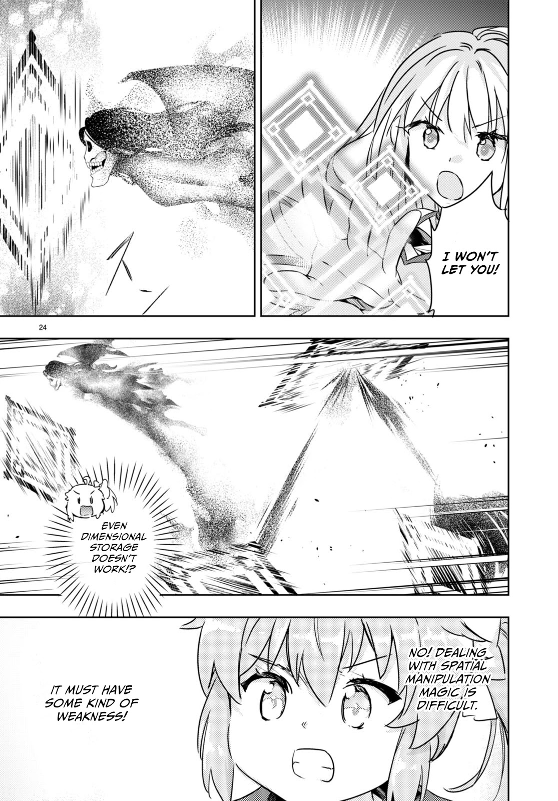 Kenshi o Mezashite Nyūgaku Shitanoni Mahō Tekisei 9999 Nandesukedo!? Chapter 48 page 23 - Chapter 48: Unexpectedly powerful enemy!?