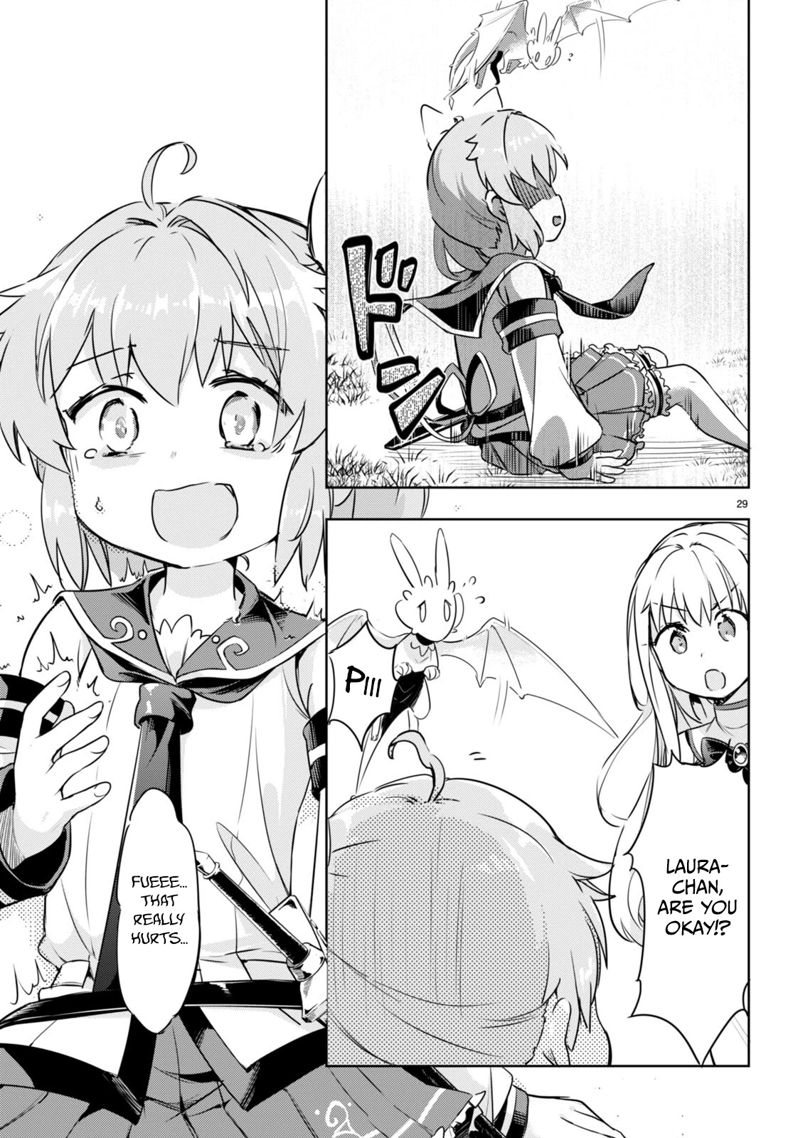 Kenshi o Mezashite Nyūgaku Shitanoni Mahō Tekisei 9999 Nandesukedo!? Chapter 48 page 28 - Chapter 48: Unexpectedly powerful enemy!?