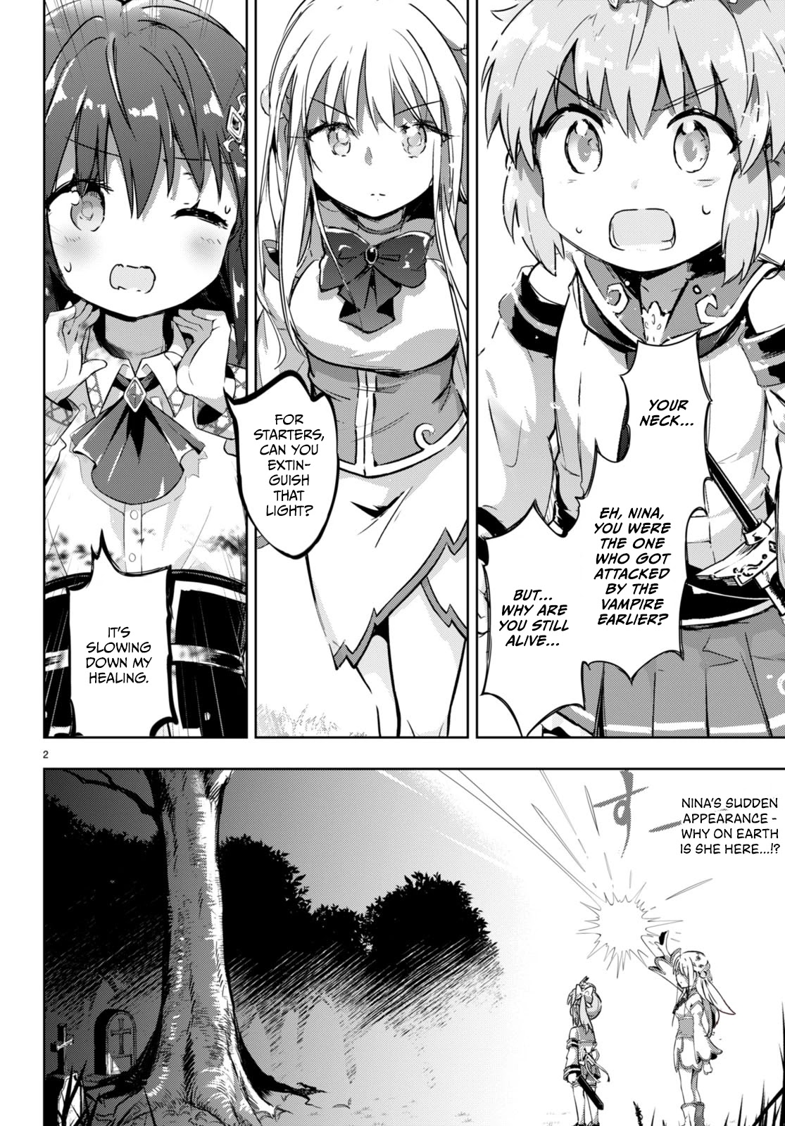 Kenshi o Mezashite Nyūgaku Shitanoni Mahō Tekisei 9999 Nandesukedo!? Chapter 49 page 2 - Chapter 49: Vampire's Reminiscence