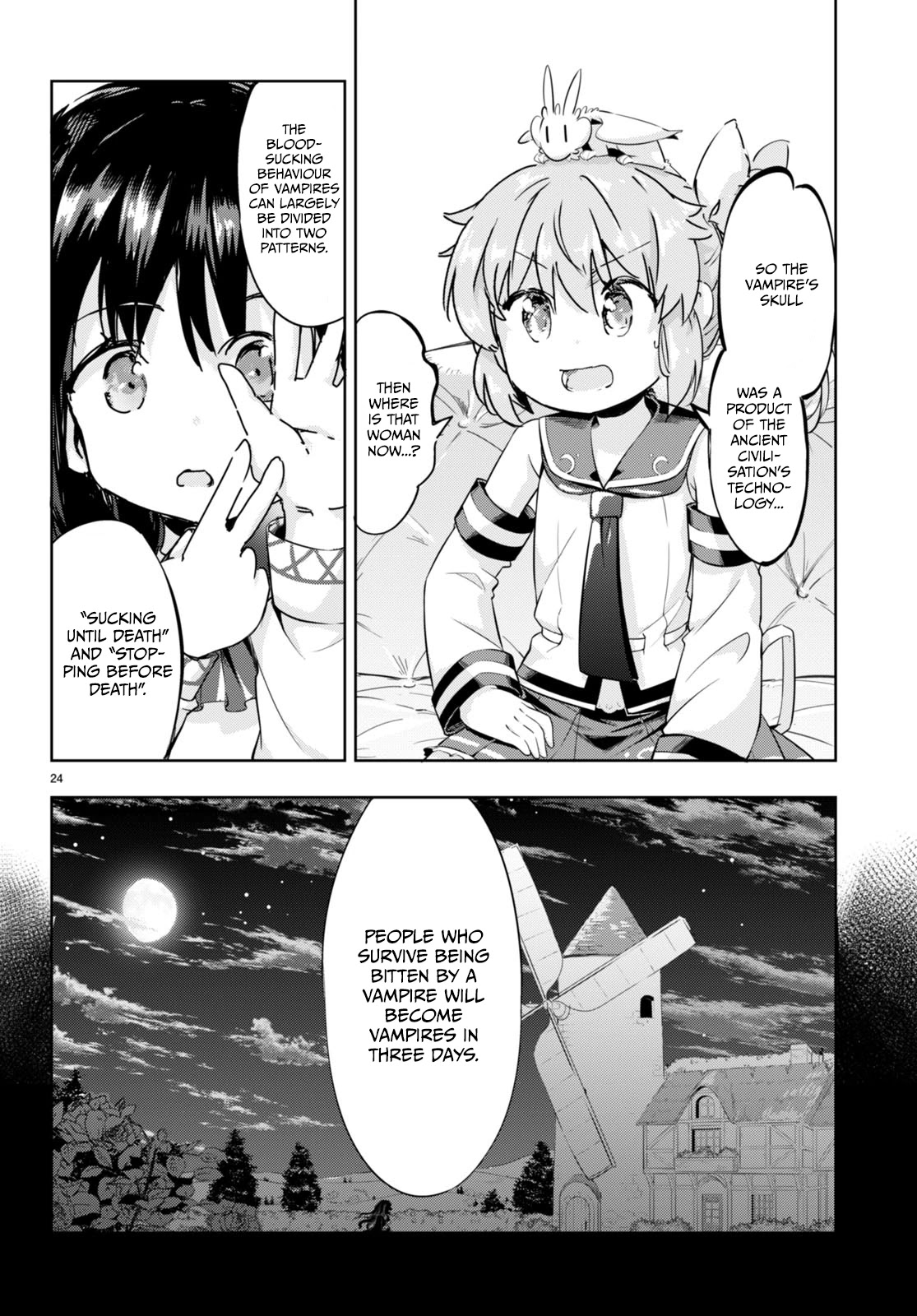 Kenshi o Mezashite Nyūgaku Shitanoni Mahō Tekisei 9999 Nandesukedo!? Chapter 49 page 24 - Chapter 49: Vampire's Reminiscence