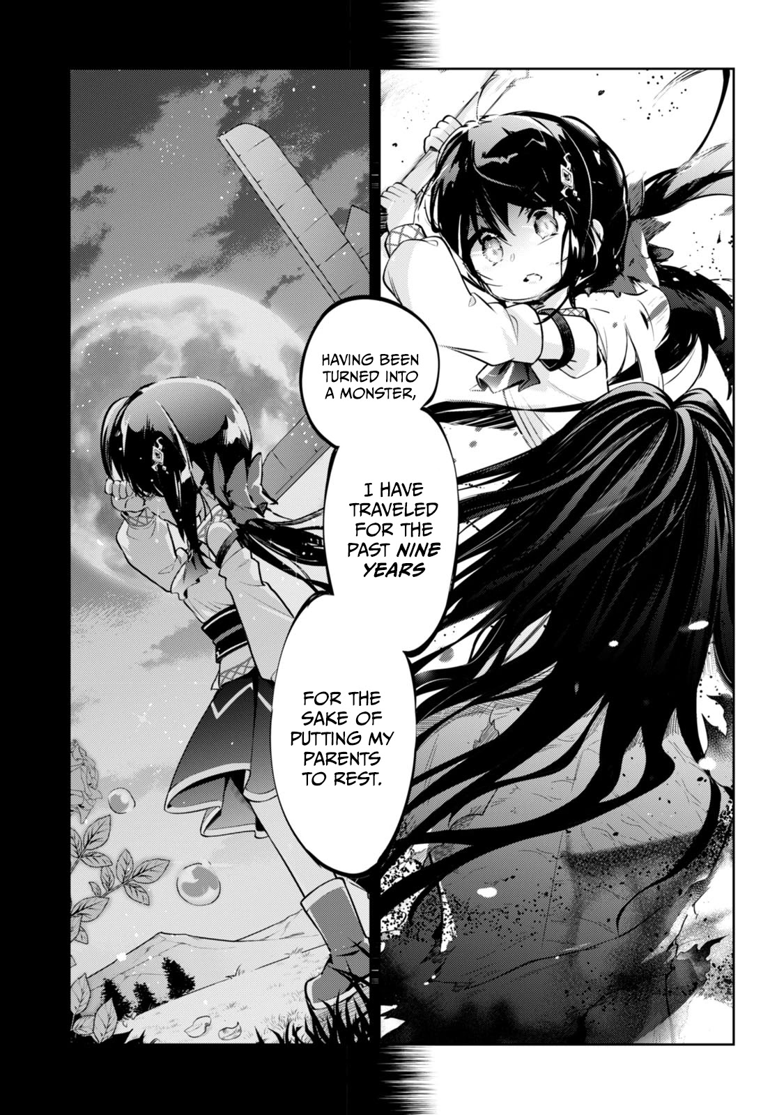 Kenshi o Mezashite Nyūgaku Shitanoni Mahō Tekisei 9999 Nandesukedo!? Chapter 49 page 31 - Chapter 49: Vampire's Reminiscence