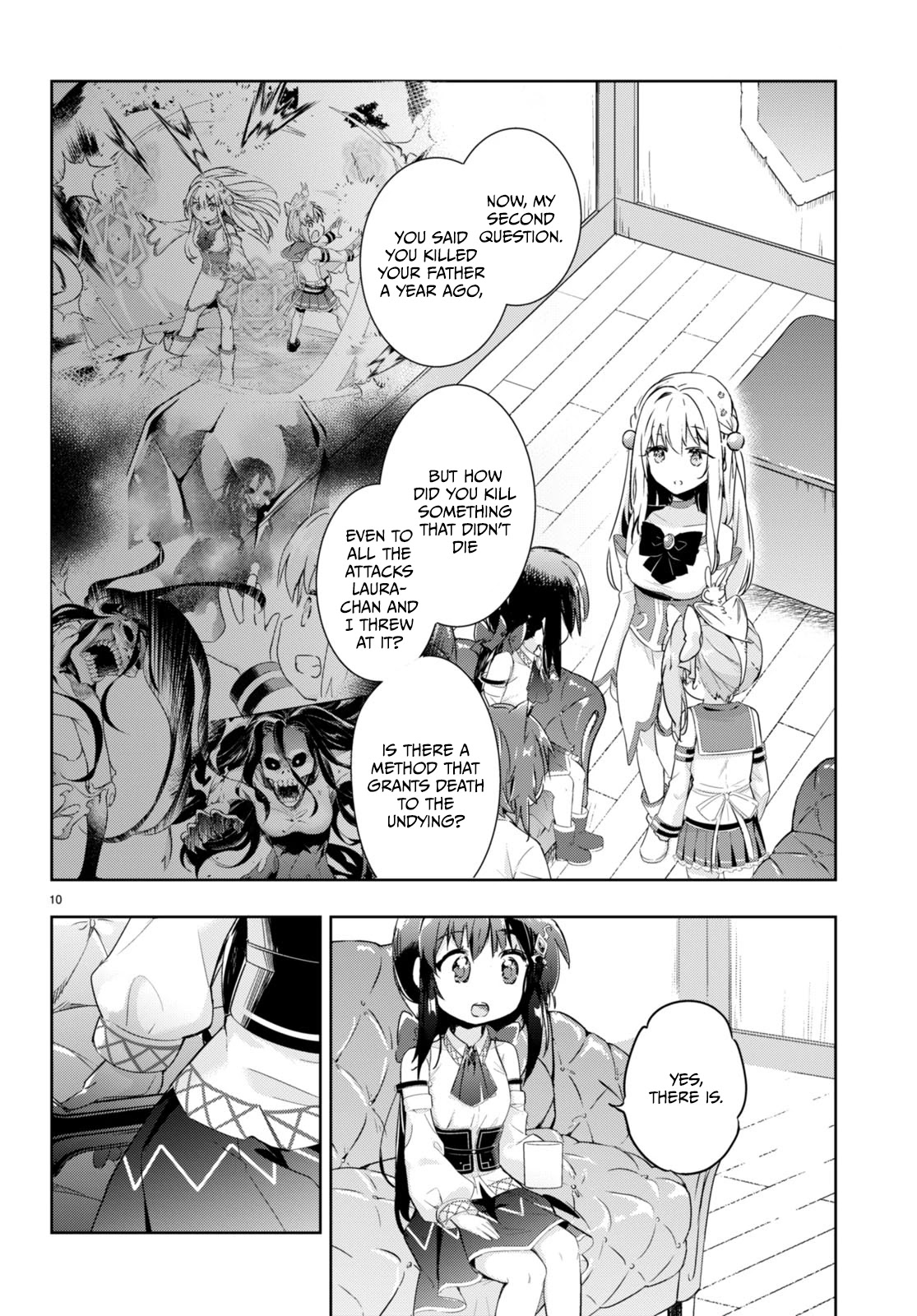 Kenshi o Mezashite Nyūgaku Shitanoni Mahō Tekisei 9999 Nandesukedo!? Chapter 50 page 10 - Chapter 50: Against Vampire Transformation!